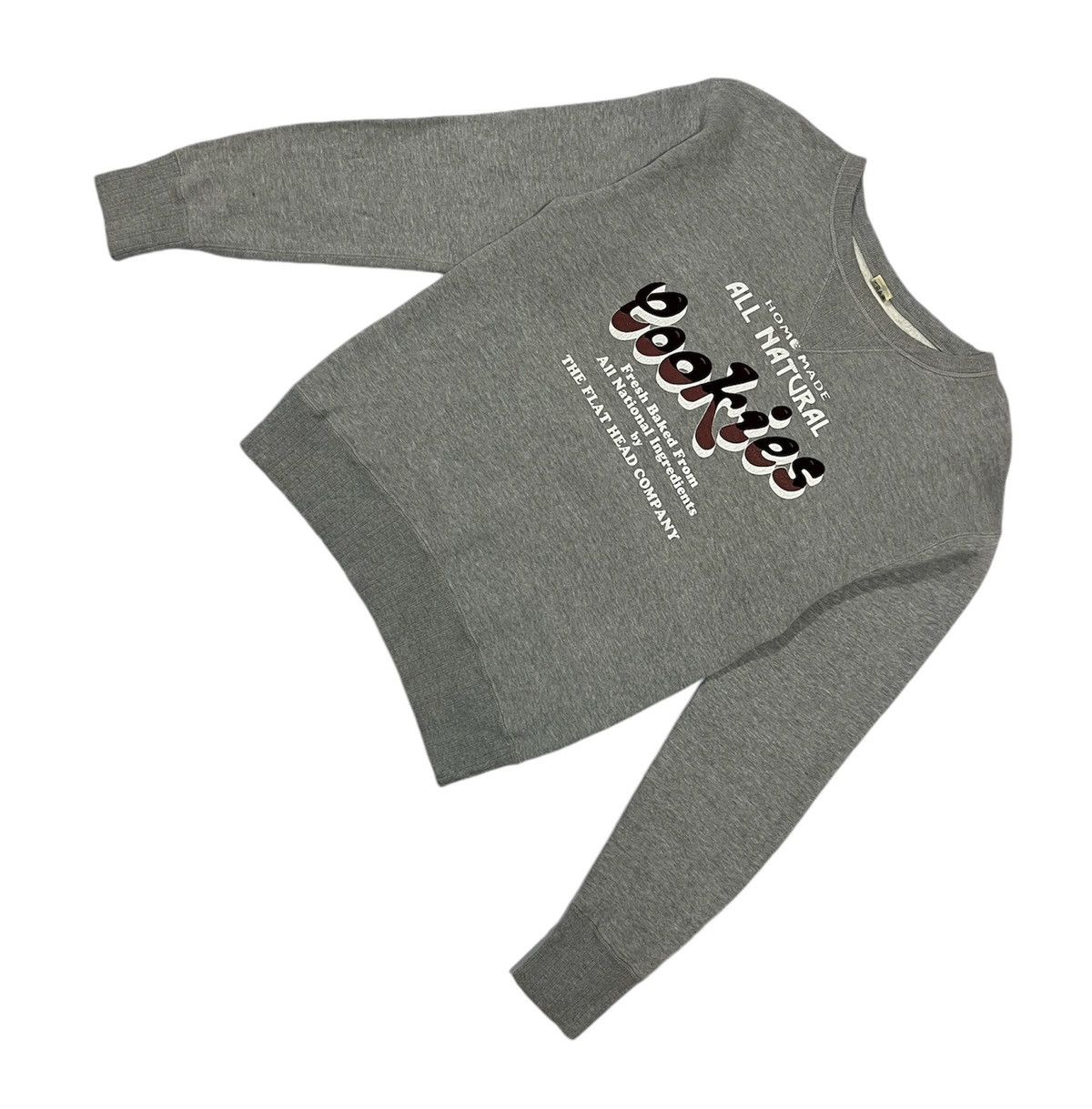Japanese Brand × The Flat Head The flat head sweatshirt colour grey Size US M / EU 48-50 / 2 - 3 Thumbnail