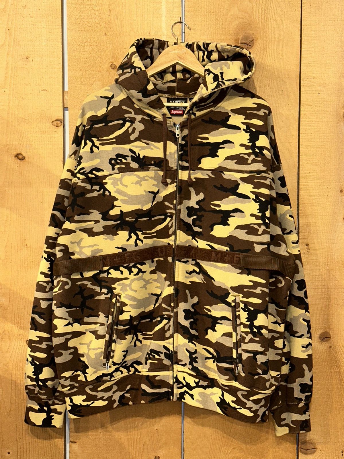 Supreme 2025 supreme marithe fancois girbaud zip up hoodie RARE Size US XL / EU 56 / 4 - 1 Thumbnail