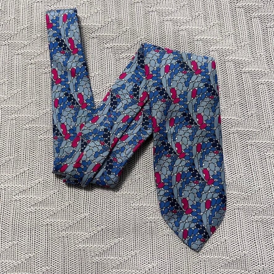 Vintage Vintage 80s stained glass abstract print tie Size ONE SIZE - 1 Thumbnail