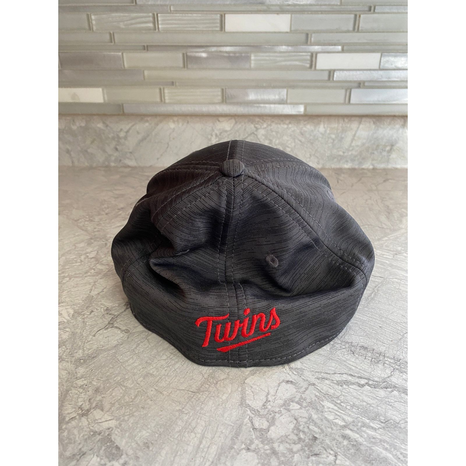 New Era Minnesota Twins Gray New Era Stretch Fit Hat S/M Size ONE SIZE - 5 Thumbnail