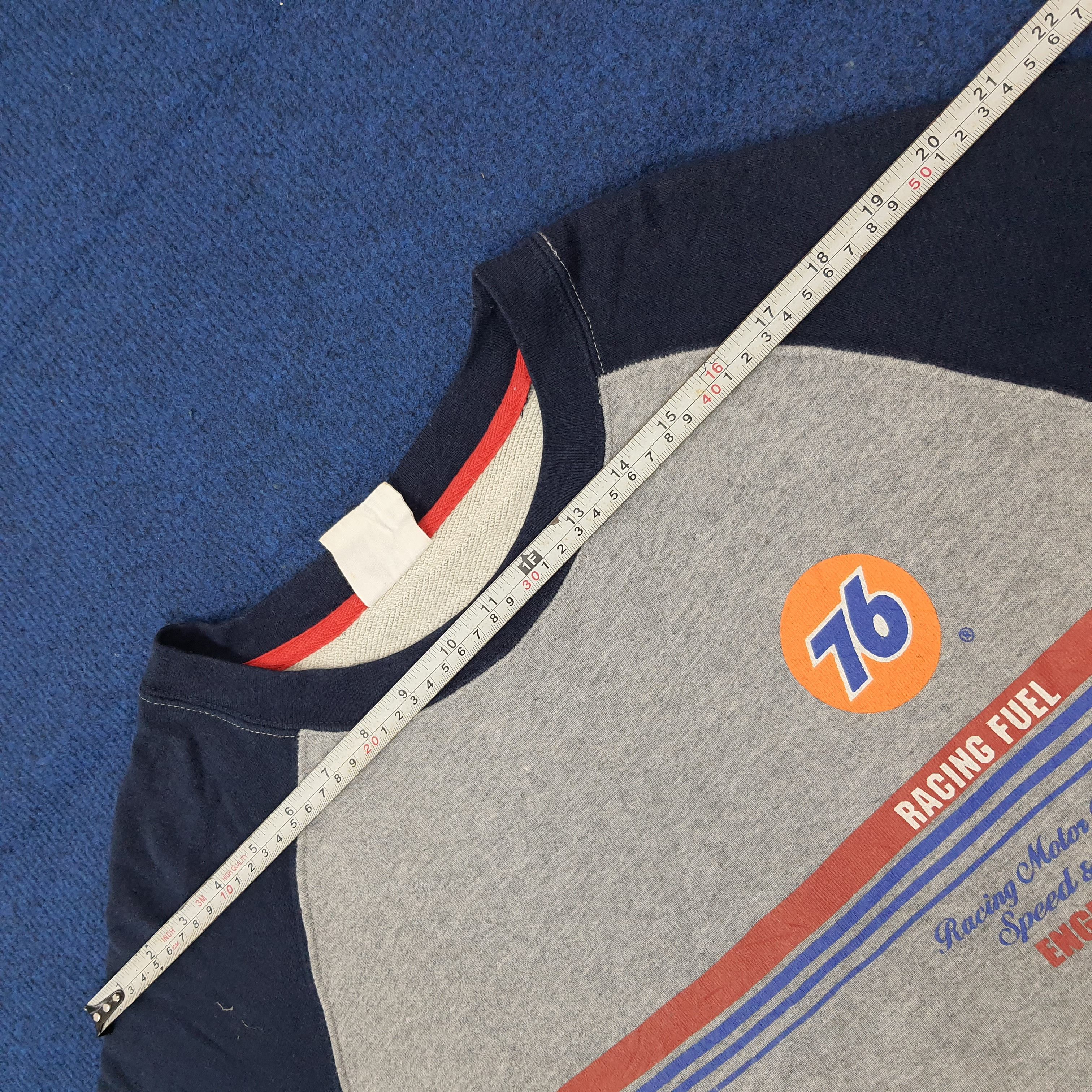 Vintage Vintage Lubricant 76 Motor Oil Raglan Sweatshirt C261N5 Size US M / EU 48-50 / 2 - 9 Thumbnail