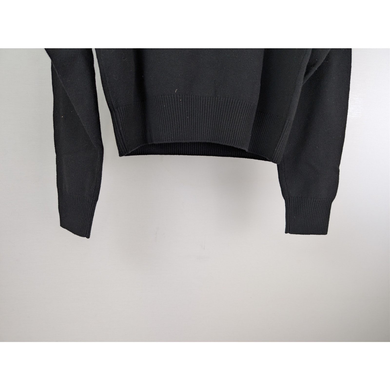 Saint Laurent Paris o1rshd1 Pull Encolure Sweatshirt Sweater Mohair in Black Size US XL / EU 56 / 4 - 10 Thumbnail