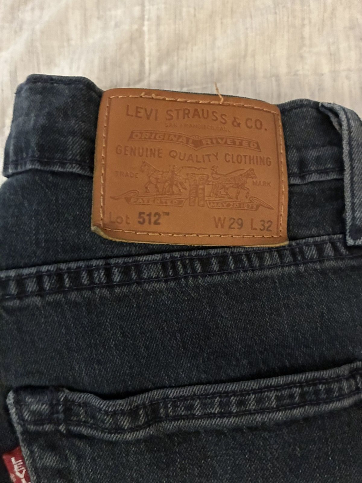 Levi's Levi’s 512 Jeans 30x32 “Shade Wanderer” 28833-0912 Size US 29 - 2 Thumbnail