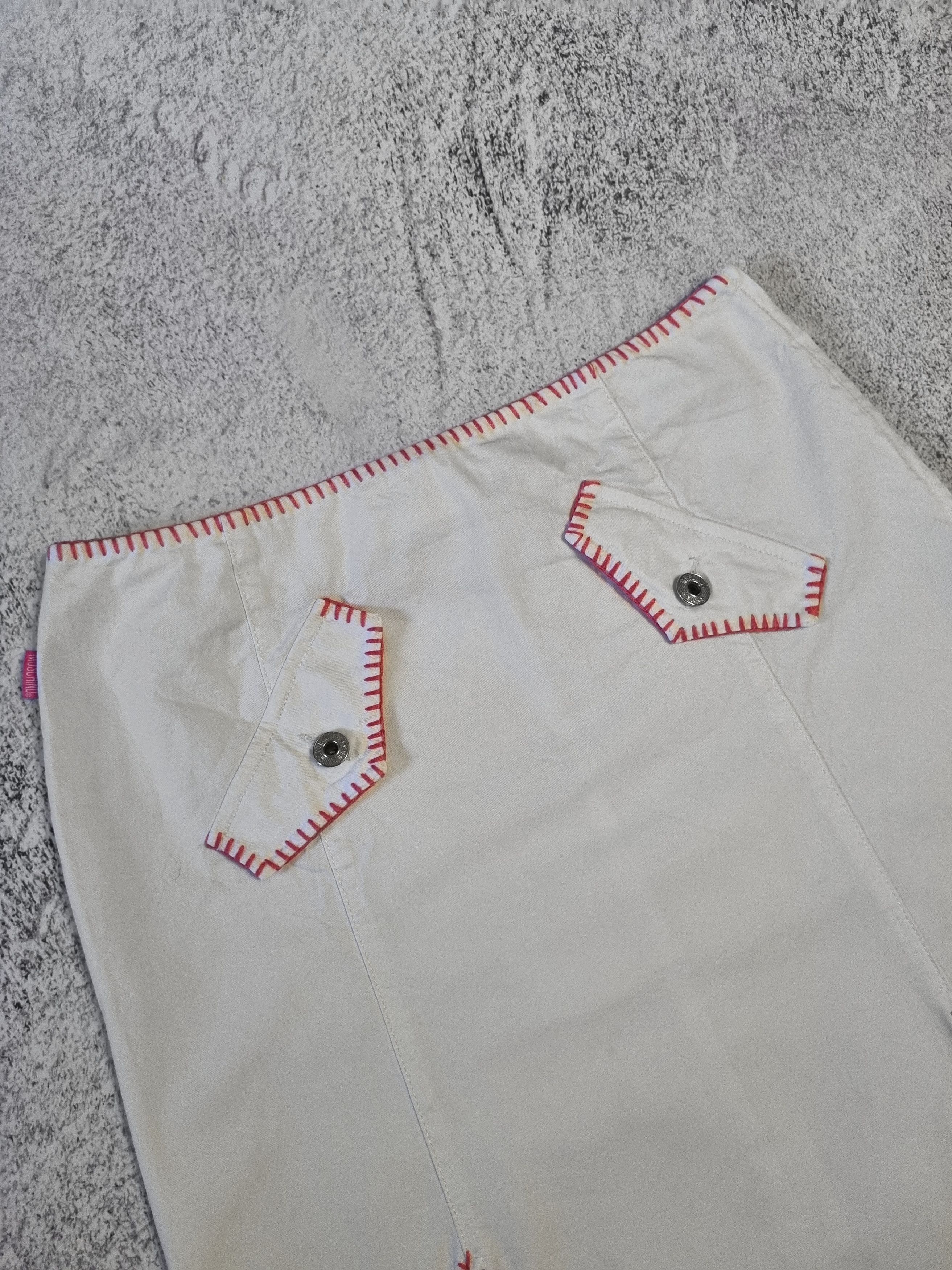 Moschino × Vintage Vintage Moschino Jeans Y2K Midi Skirt Size 30" / US 8 / IT 44 - 3 Thumbnail