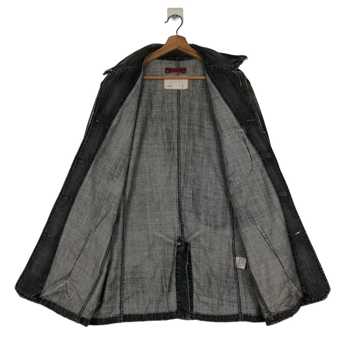 Japanese Brand Vintage Hickory Chore Jacket Levi’s Redloop Big Pocket Bike Size US L / EU 52-54 / 3 - 12 Thumbnail