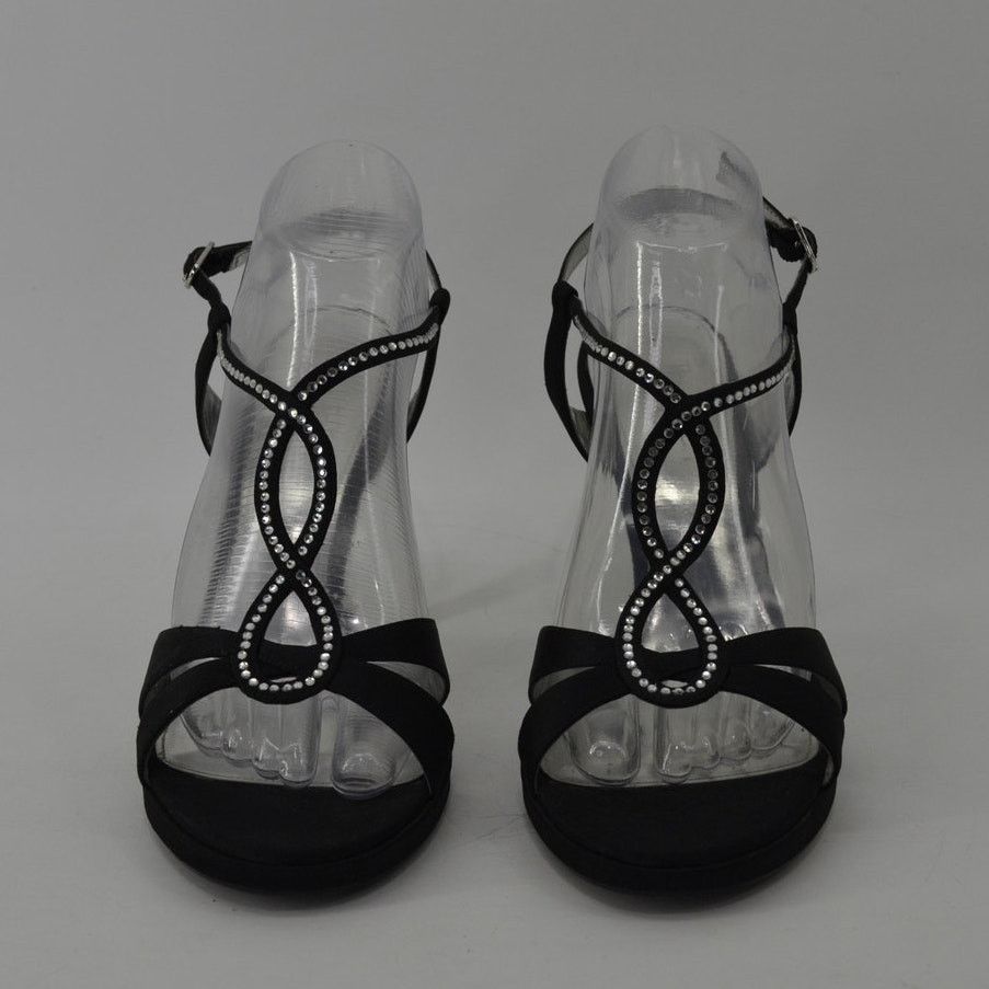 Other The Touch of Nina Sz 10 Black Satin Mother of the Bride Size US 10 / IT 40 - 2 Thumbnail