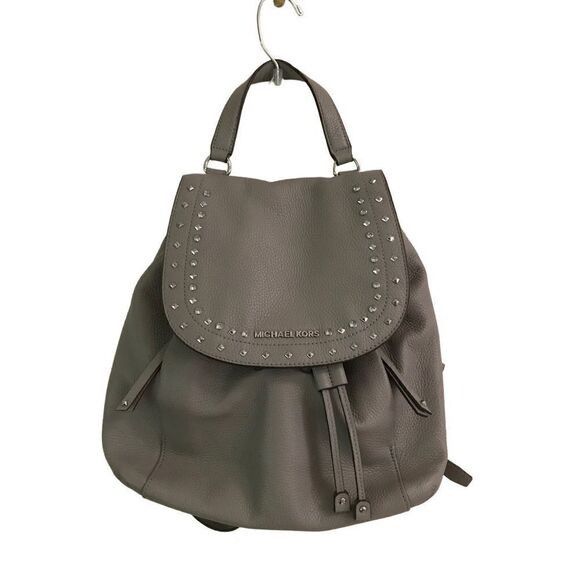 Michael Kors Michael Kors Riley rhinestone studded gray pebble drawstring Size ONE SIZE - 2 Thumbnail