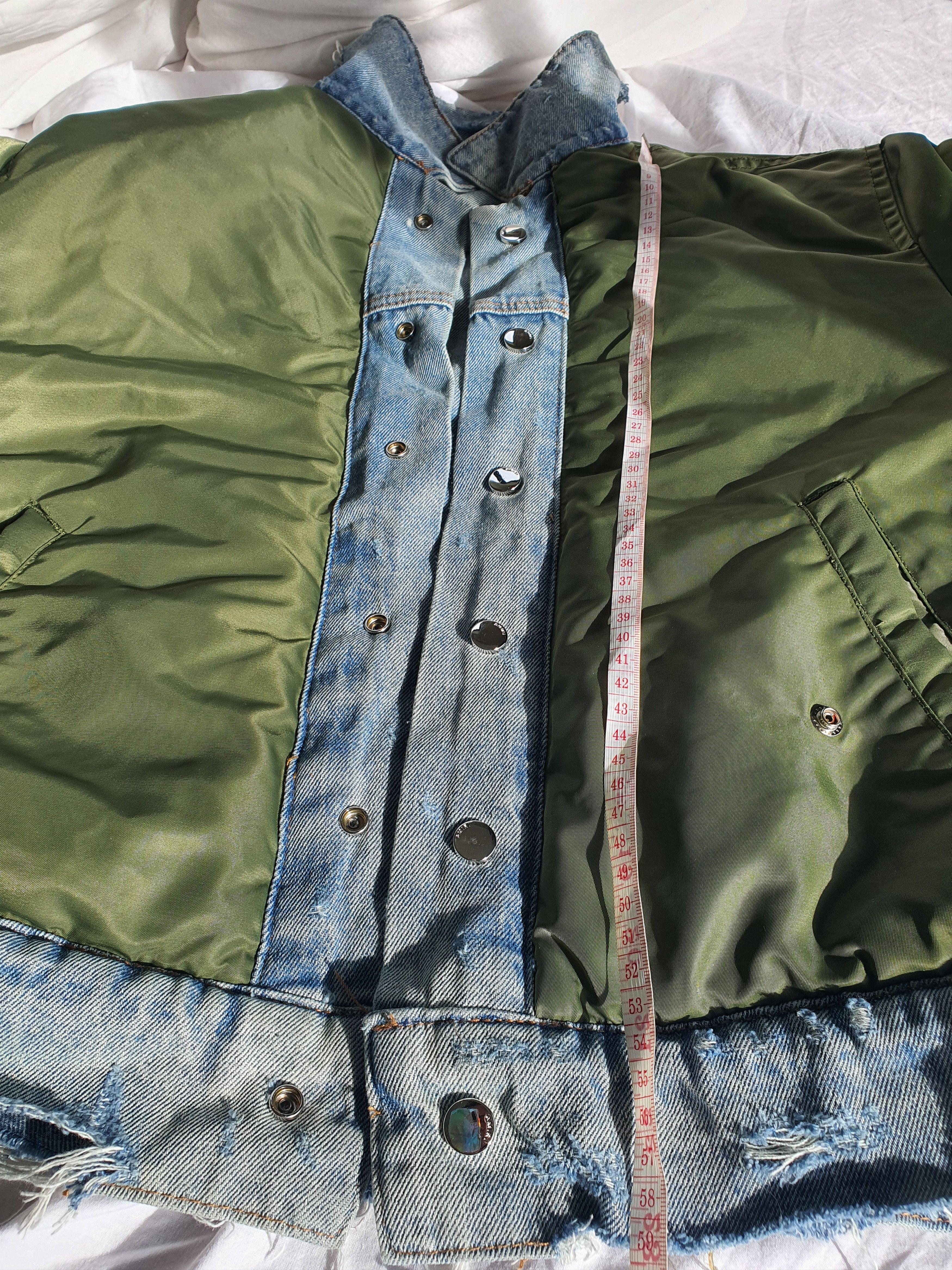 Amiri Original RRP $1,890 USD Amiri "Hybrid" denim,bomber Size US M / EU 48-50 / 2 - 12 Thumbnail