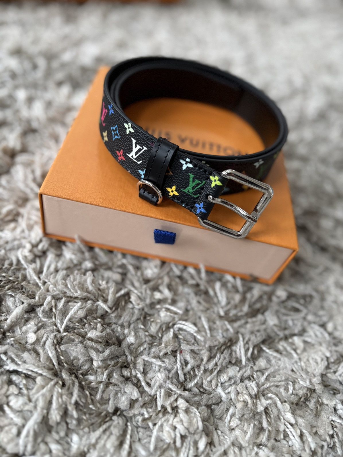 Louis Vuitton × Takashi Murakami Louis vuitton murakami belt Size 36 - 1 Thumbnail