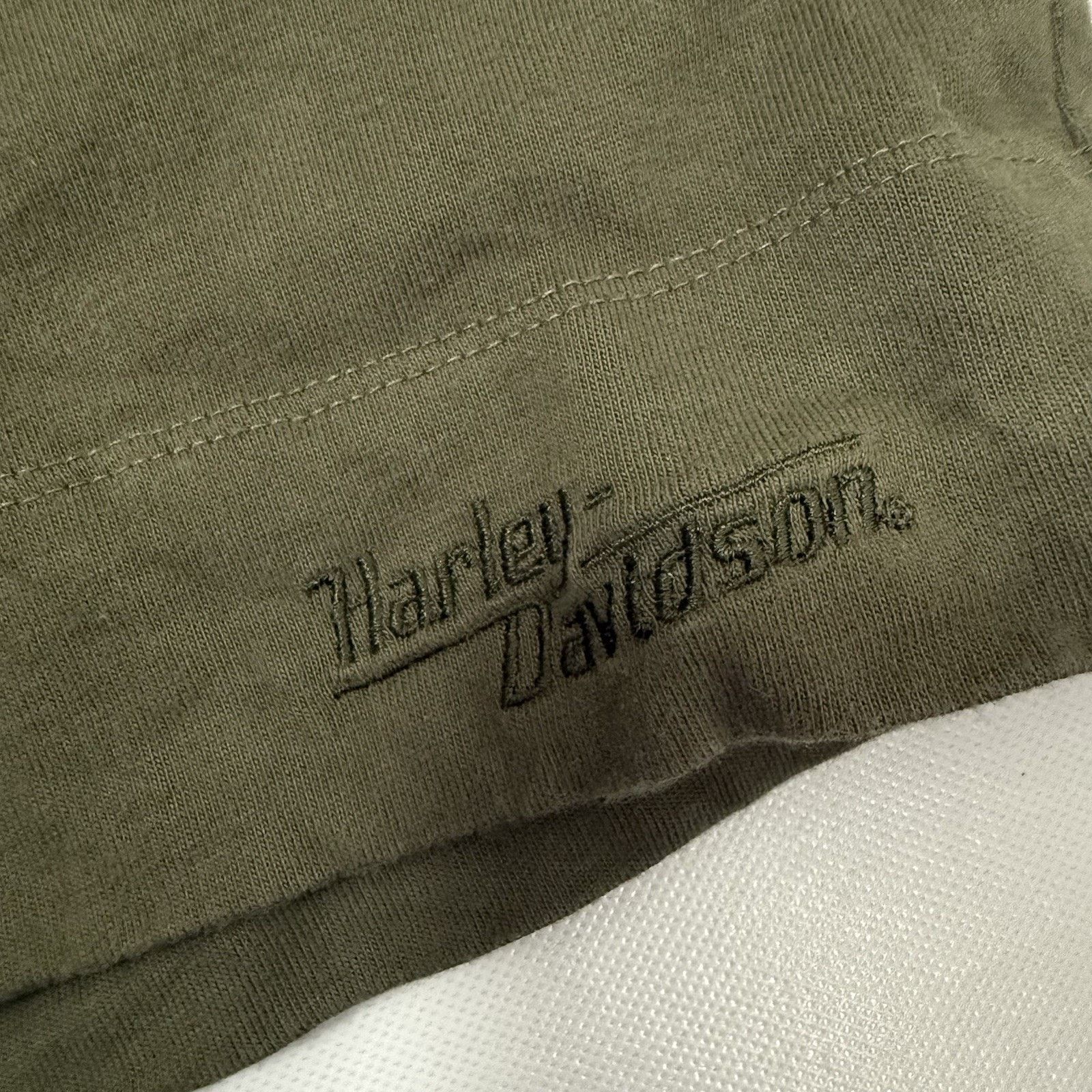 Harley Davidson Harley Davidson Halter Top Green Biker Summer Y2K Vintage Size L / US 10 / IT 46 - 6 Thumbnail