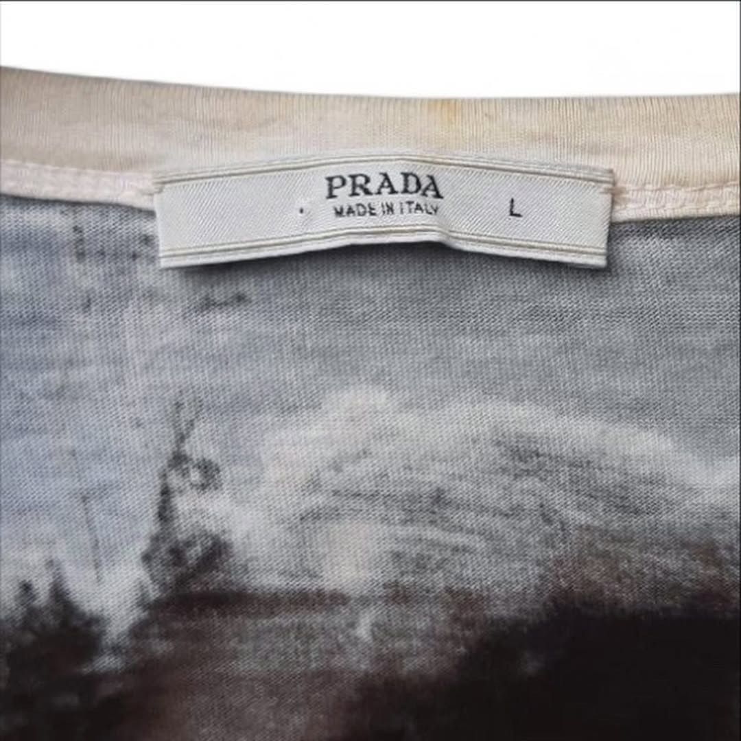 Prada Archive F/W2004 Runway Roman Ruins Landscape Printed