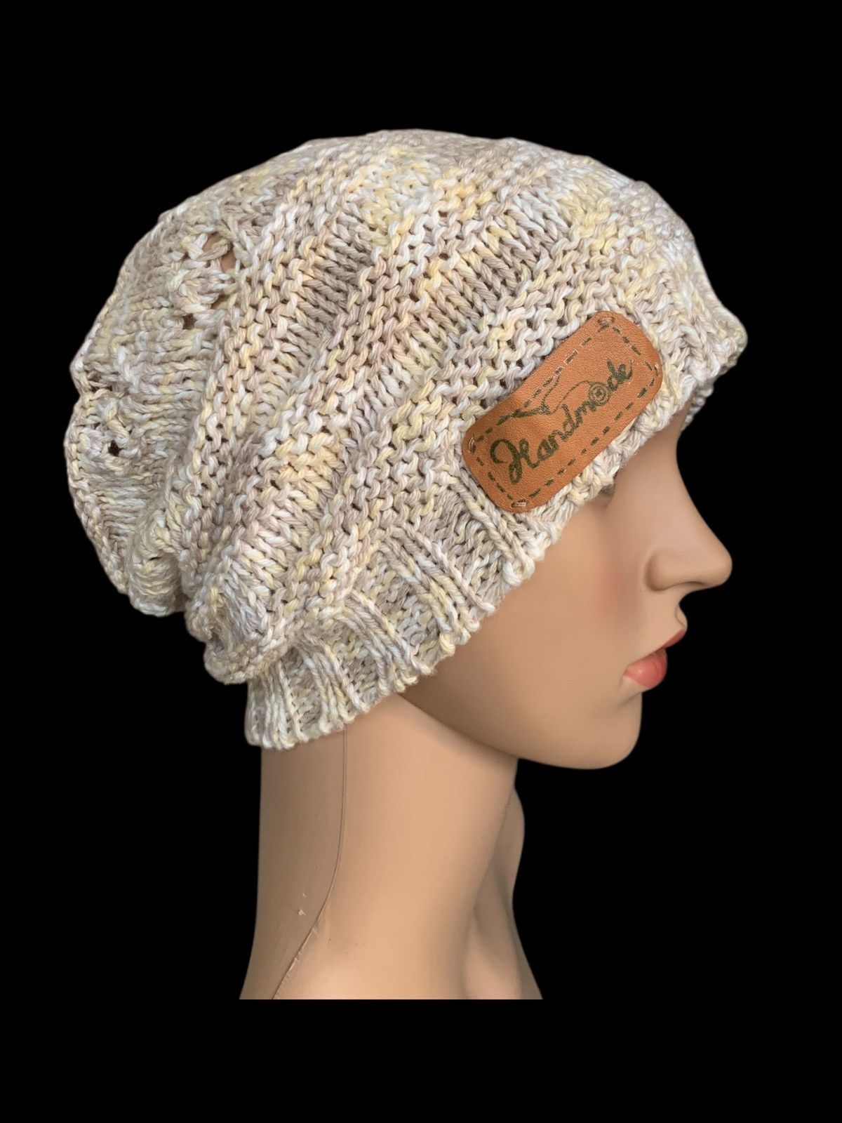Handmade × Japanese Brand × Vintage Crochet Knitted Beanie Handmade Japanese Style Size ONE SIZE - 1 Thumbnail
