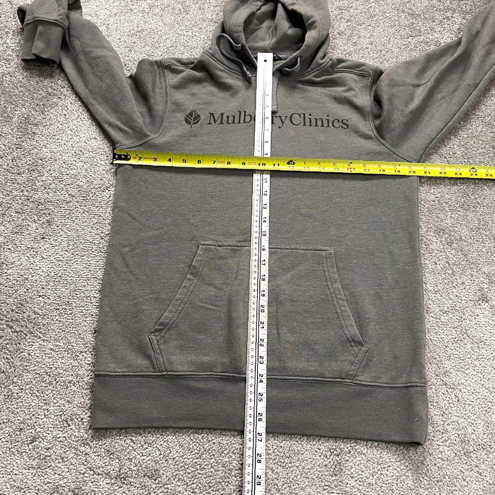 The North Face The North Face Hoodie Mens Small Gray Mulberry Clinics Graphic Logo Sweatshirt Size US S / EU 44-46 / 1 - 6 Thumbnail