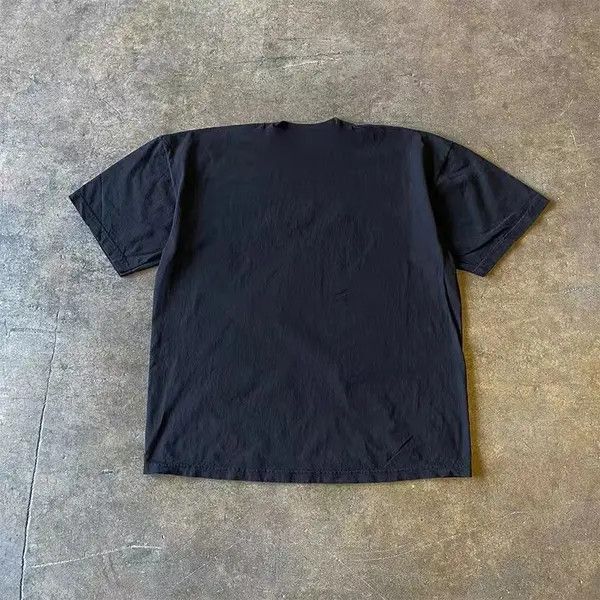 Japanese Brand Hikaru x Yuko Butterfly pattern black washed vintage t-shirt Size US M / EU 48-50 / 2 - 6 Thumbnail