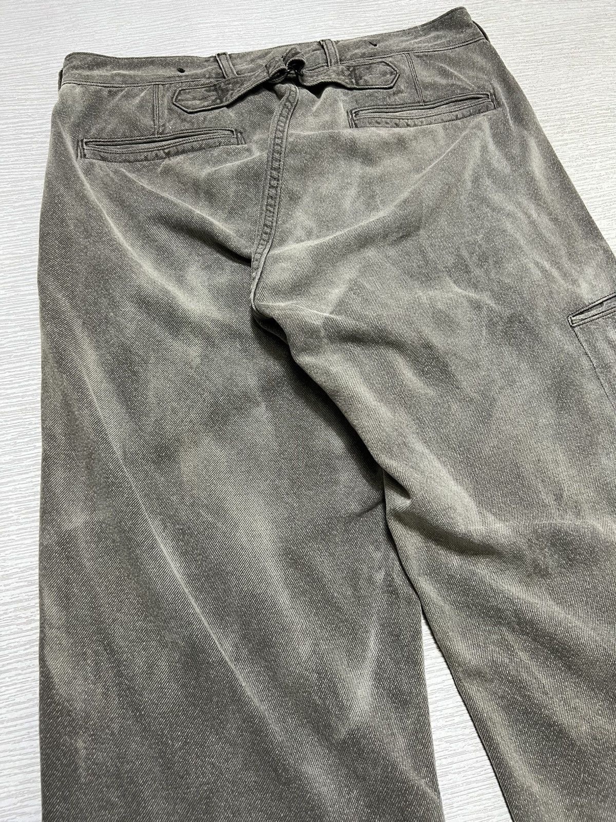 RRL Ralph Lauren RRL - Cinch Back Distressed Effect Baggy Work Pants Size US 32 / EU 48 - 10 Thumbnail