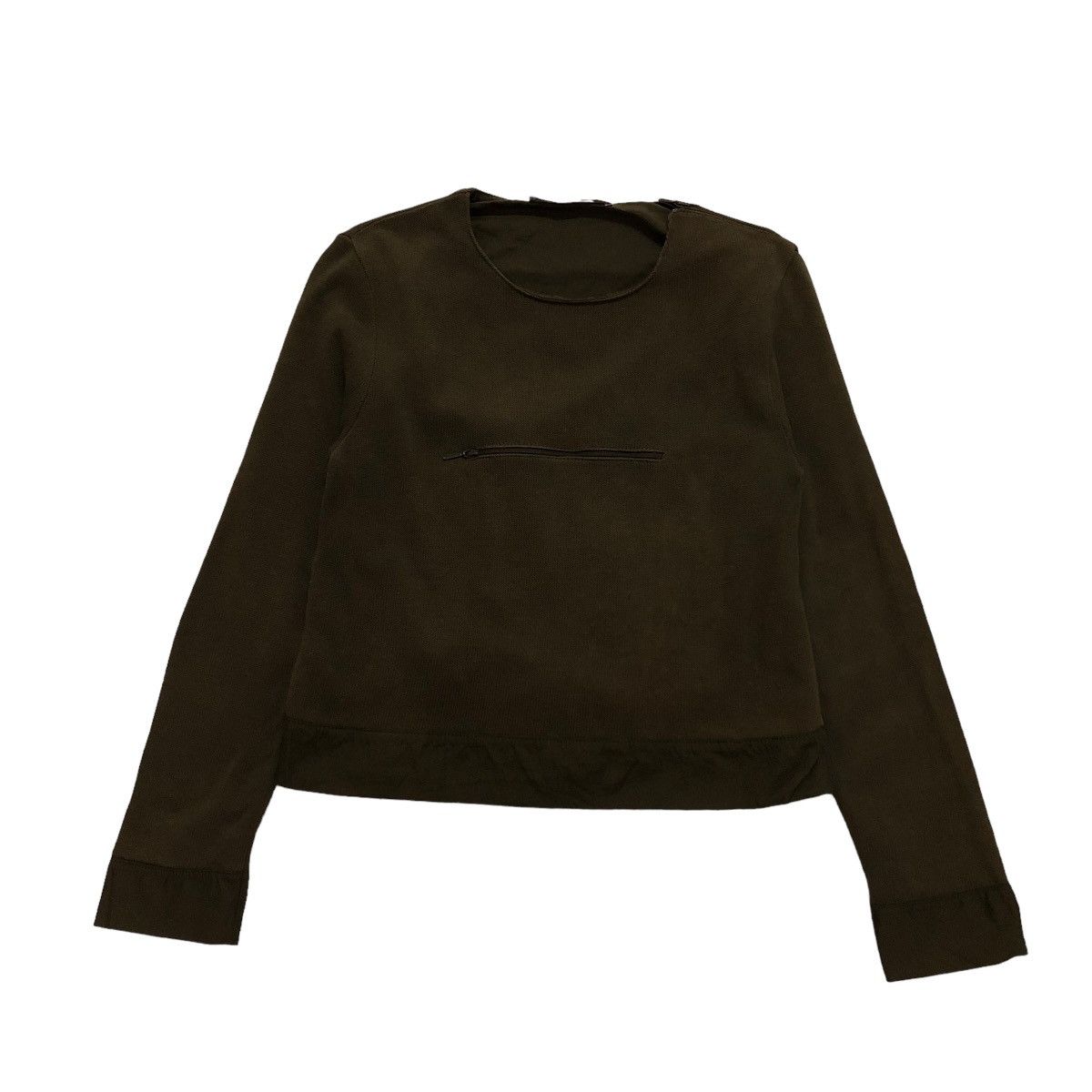 Miu Miu 🔥CROPPED LONG SLEEVE BIKER MIU MIU PRADA MADE IN ITALY Size S / US 4 / IT 40 - 1 Thumbnail