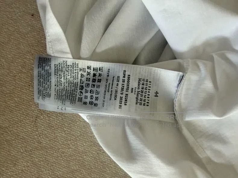Maison Margiela Maison Margiela White short sleeves Size US S / EU 44-46 / 1 - 4 Thumbnail