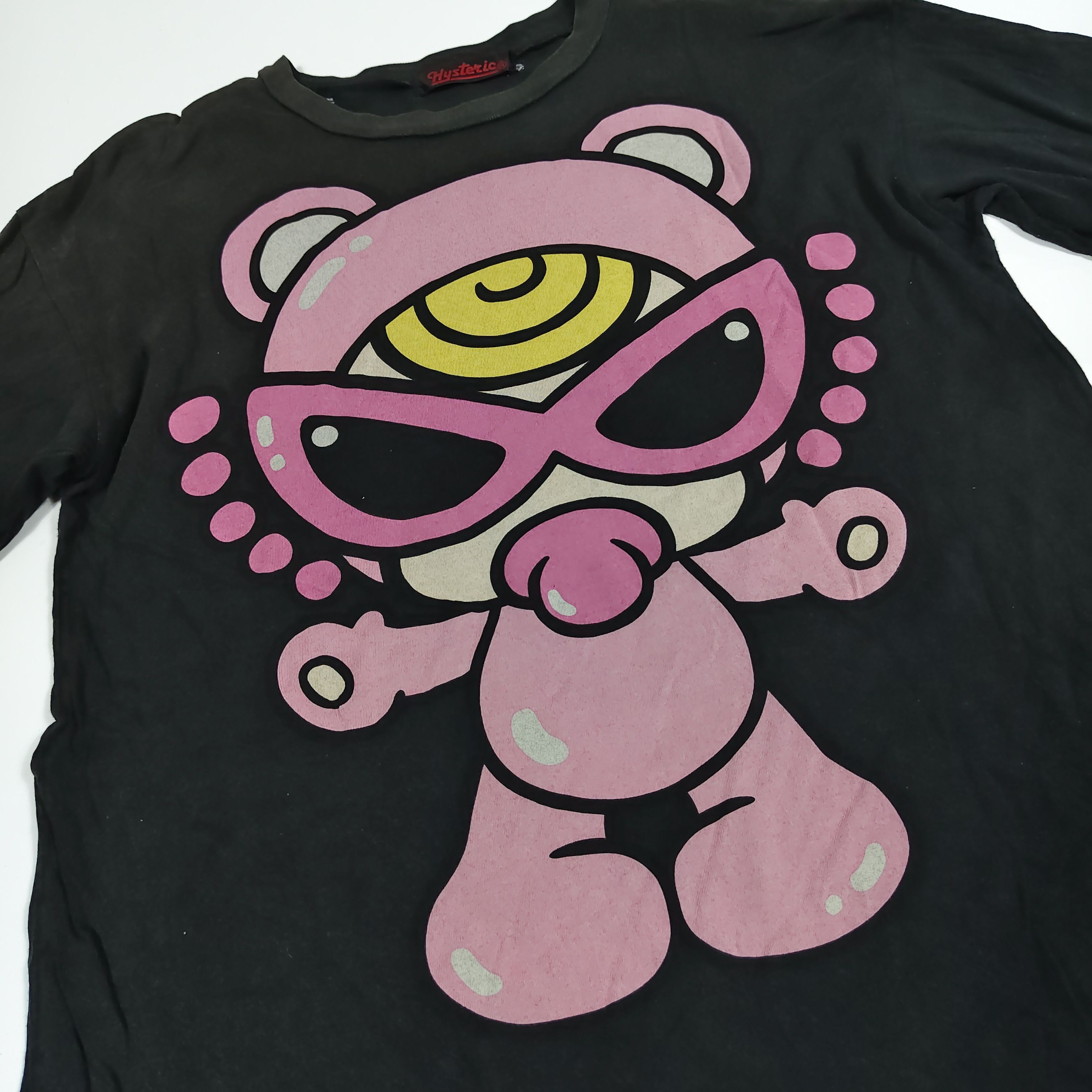 Hysteric Glamour Hysteric Glamour Baby Angel Black Pink Bear Graphic Y2K #F Size US M / EU 48-50 / 2 - 3 Thumbnail