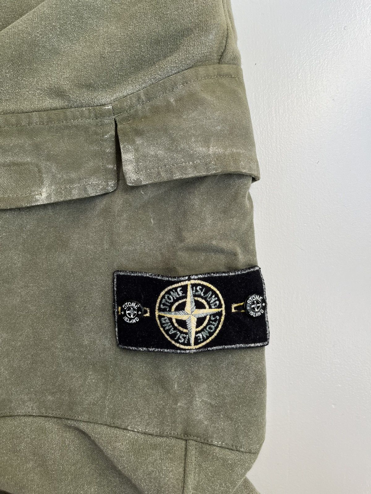 Stone Island Stone Island - Cargo Sweatpant in Olive size M Size US 31 - 3 Thumbnail