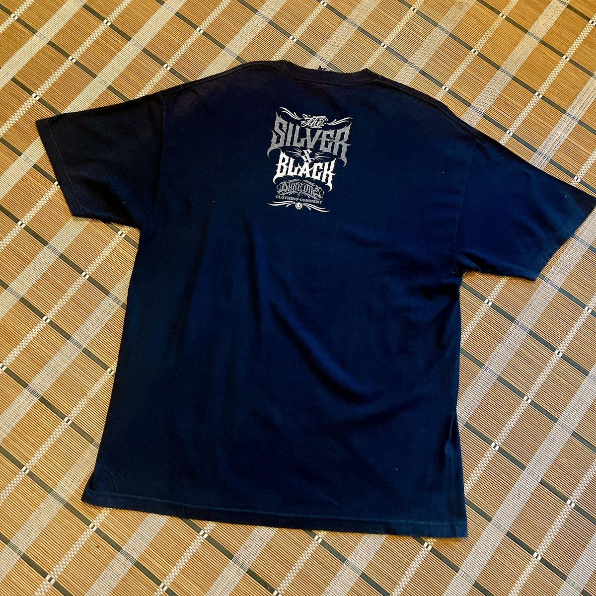 Band Tees × Vintage The Silver & Black Nation Dyseone Clothing Company Size US XL / EU 56 / 4 - 4 Thumbnail