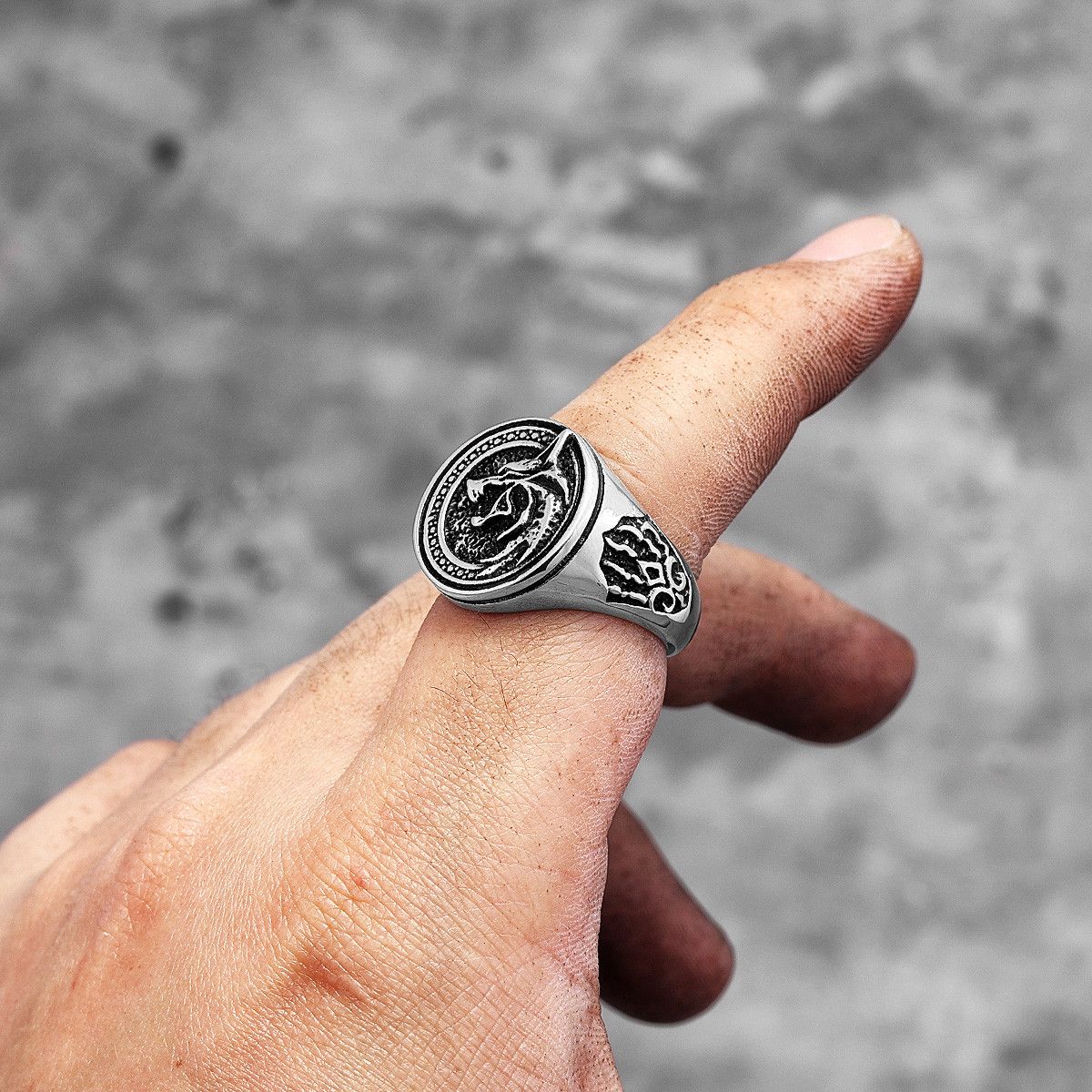 Other Wolf Paw Stainless Steel Ring Size ONE SIZE - 1 Thumbnail