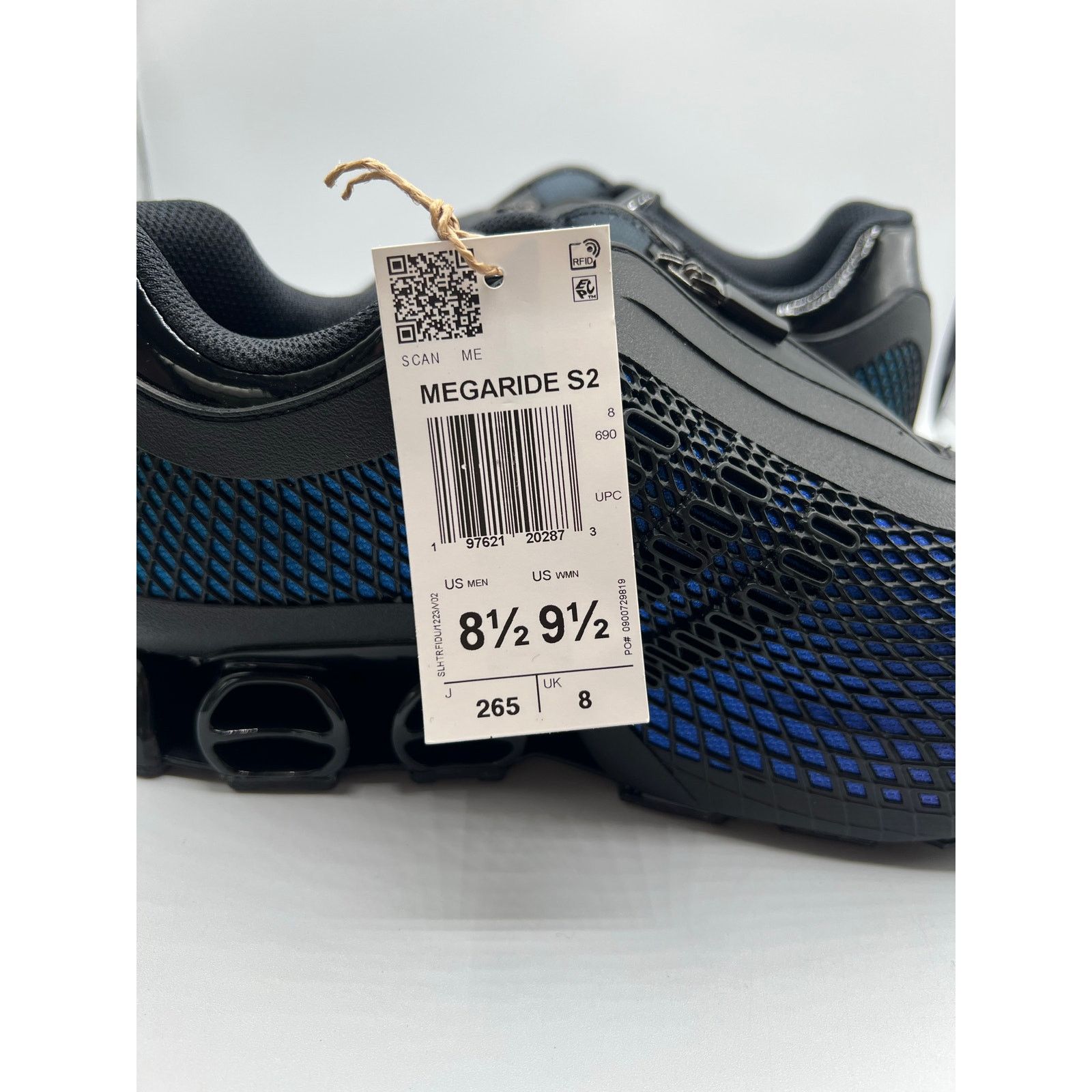 Adidas Adidas Megaride S2 “Black Hi-Res Blue Purple” size 8.5 mens Size US 8.5 / EU 41-42 - 6 Thumbnail