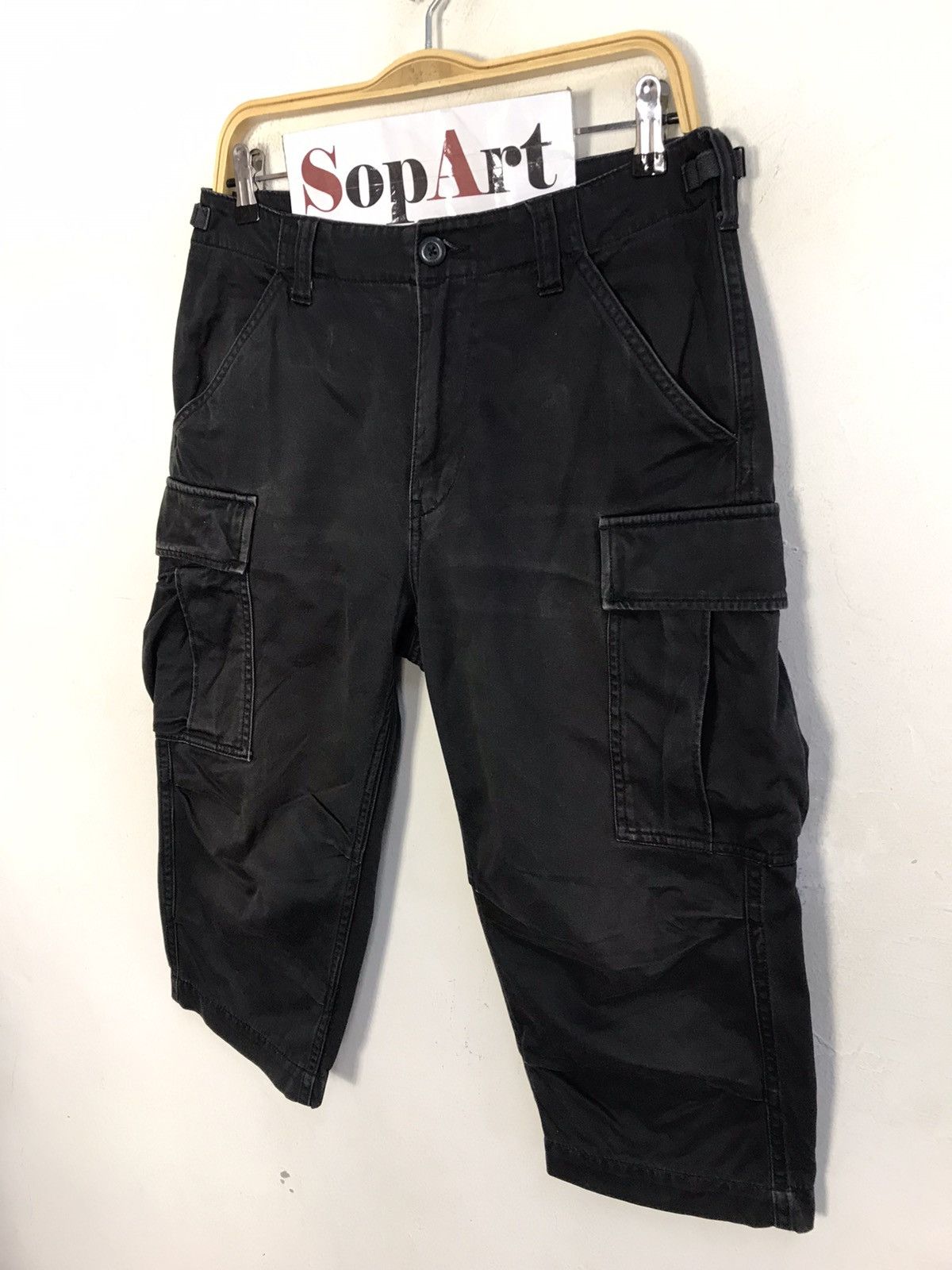 Avirex Vintage Avirex Cargo Short Pants Light Wash Style Size US 32 / EU 48 - 4 Thumbnail