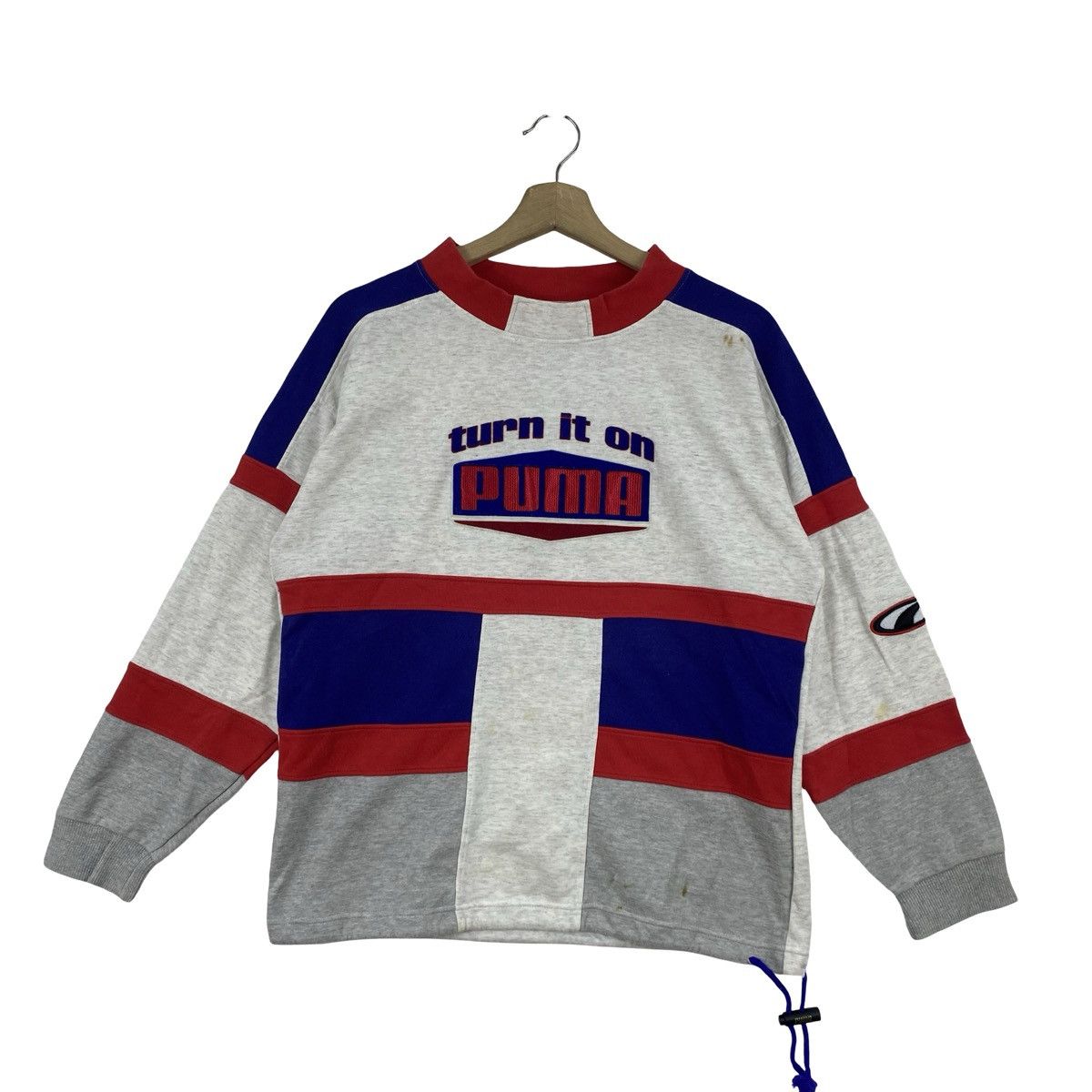 Puma Vintage 90s PUMA Turn It On Sweatshirt Pullover Crewneck Big Size US M / EU 48-50 / 2 - 5 Thumbnail