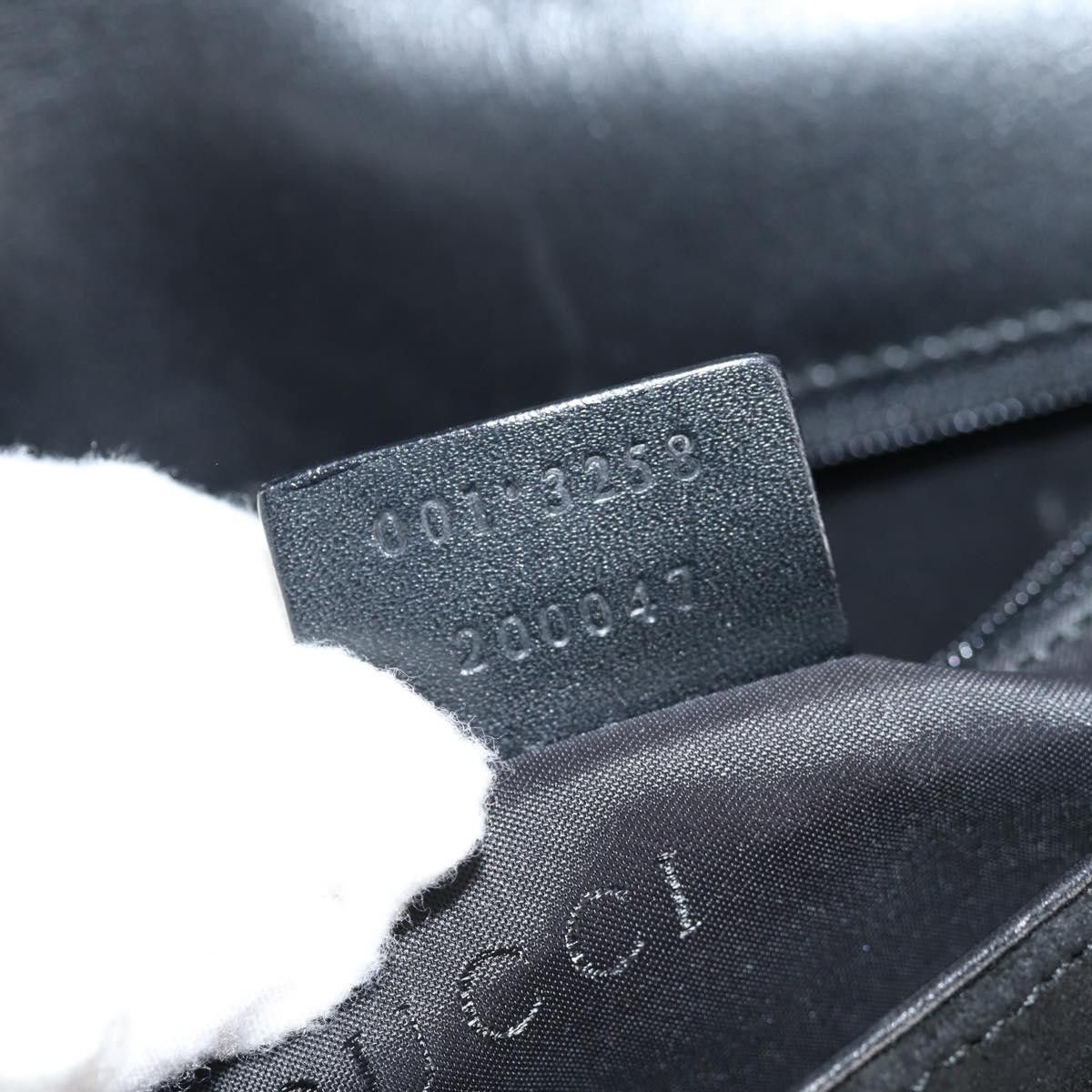 Gucci GUCCI Shoulder Bag Suede Black Silver 001 001 Size ONE SIZE - 25 Thumbnail