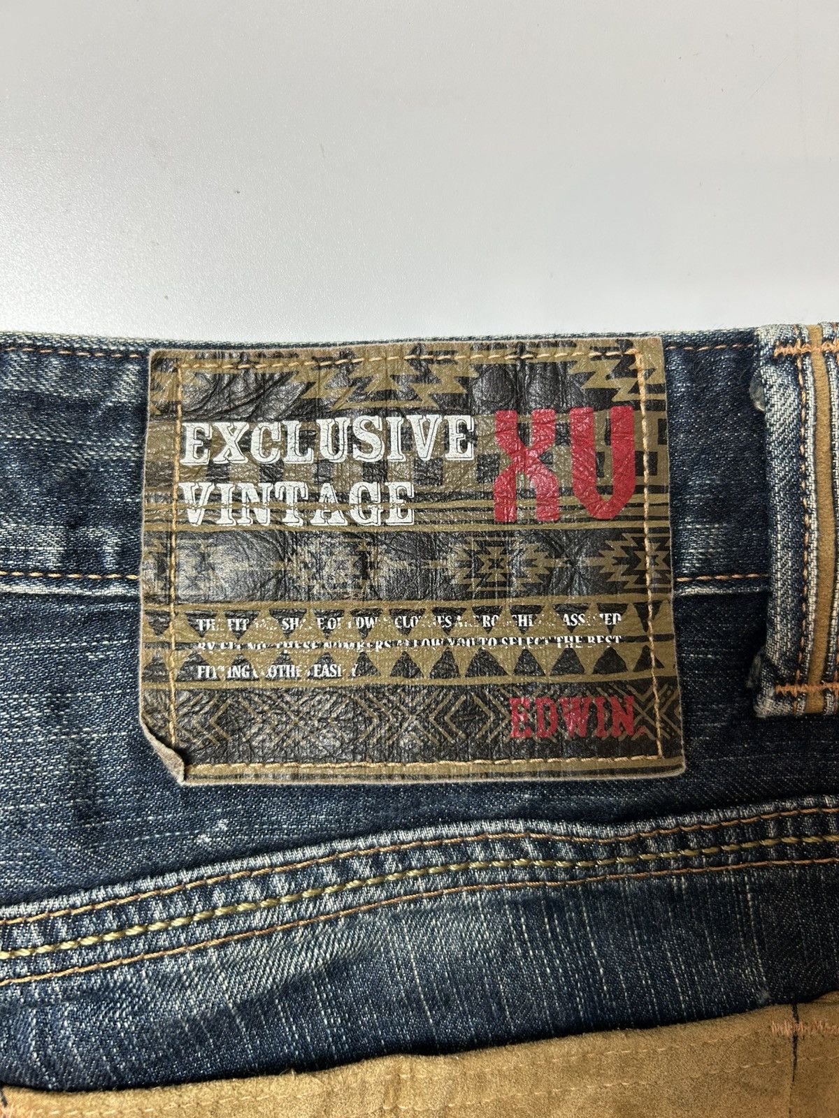 Edwin × Vintage EXCLUSIVE VINTAGE EDWIN DISTRESSED DENIM PANTS Size US 35 - 7 Thumbnail