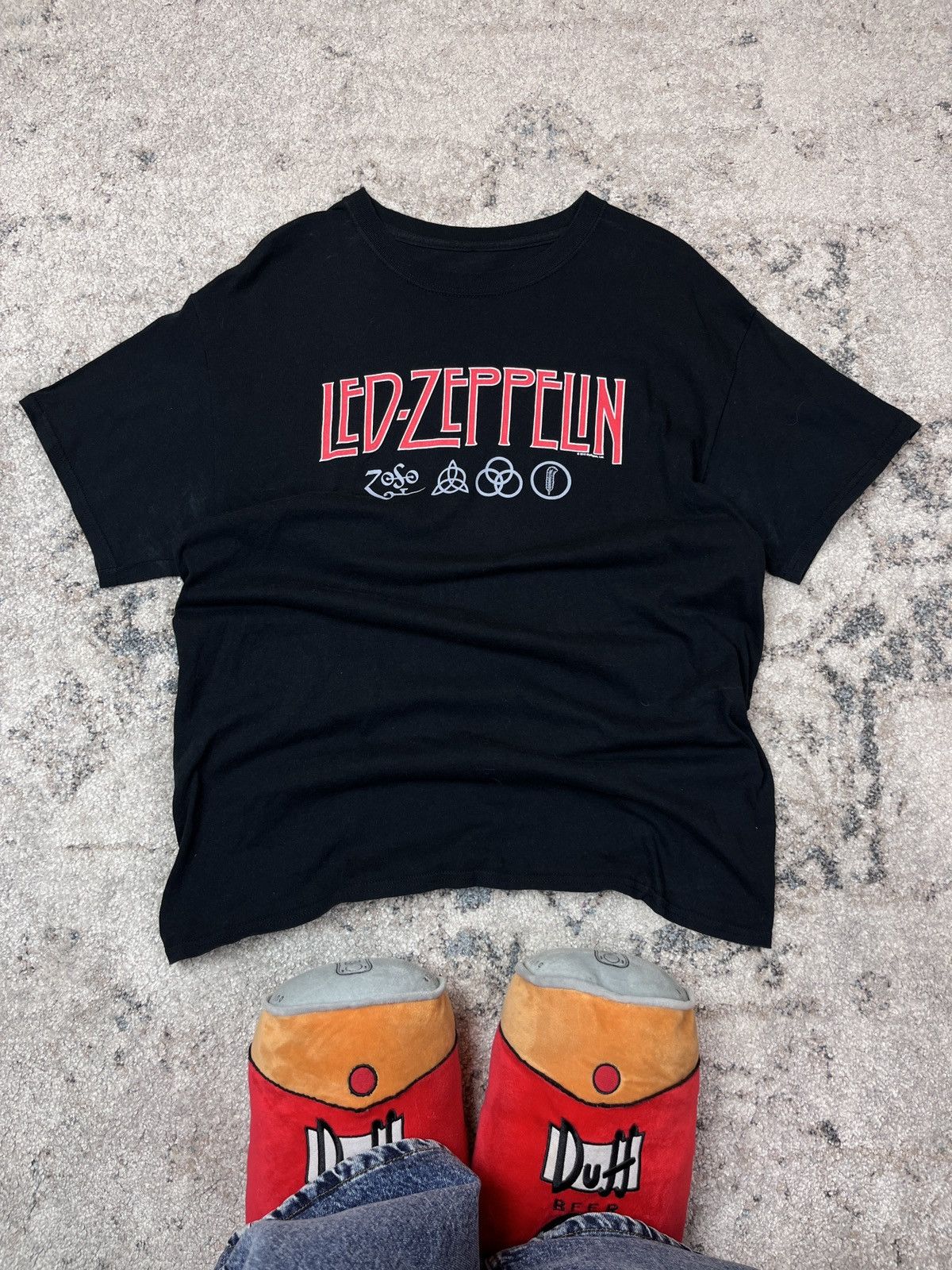 Band Tees × Led Zeppelin Y2K LED ZEPPELIN TEE - 809 Size US XL / EU 56 / 4 - 1 Thumbnail