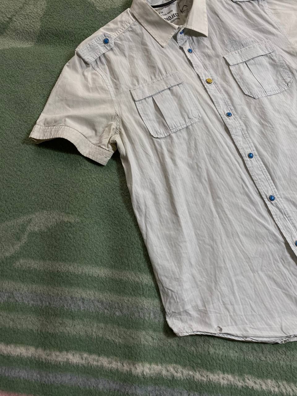 Diesel × Vintage Vintage Diesel Avant Garde y2k 90s Button Up Shirt Size US L / EU 52-54 / 3 - 19 Thumbnail