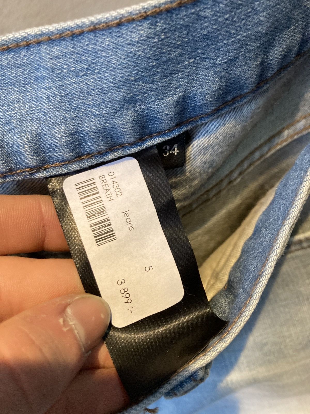 Fagassent Toshiki Aoki Seigeki Light Blue Denim Size US 34 / EU 50 - 3 Thumbnail