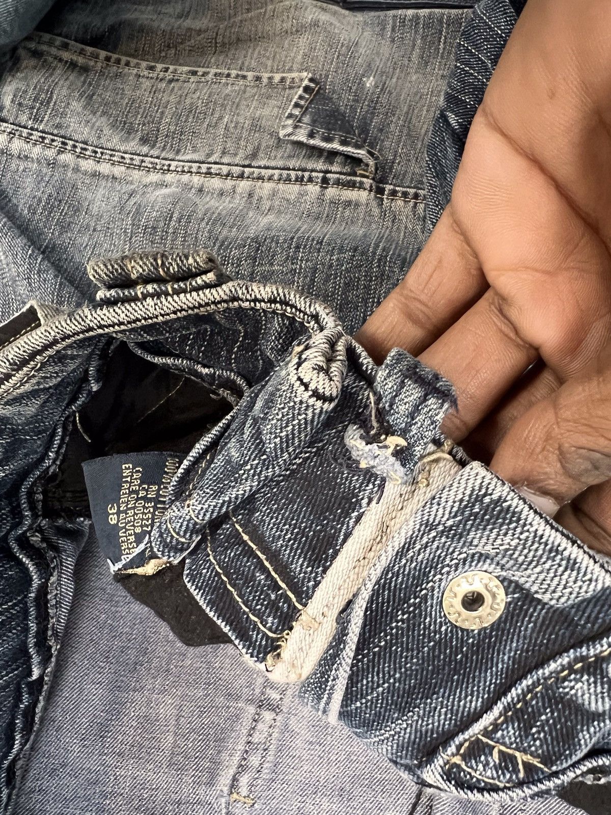 Marithe + Francois Girbaud Vintage mfg cargo denim Size US 34 / EU 50 - 8 Thumbnail
