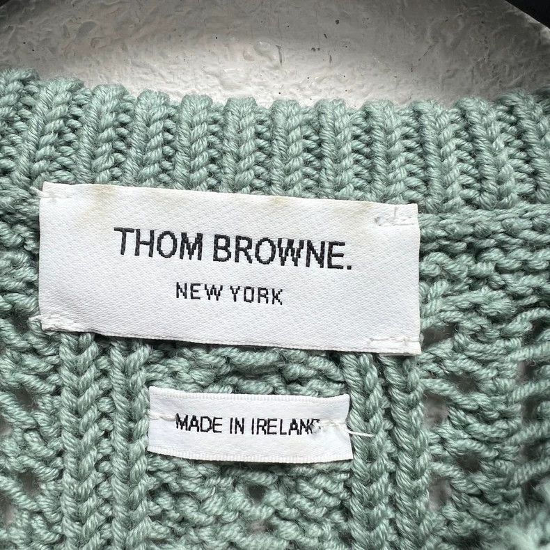 Thom Browne Thom Browne Striped wool, round neck sweater Size M / US 6-8 / IT 42-44 - 3 Thumbnail