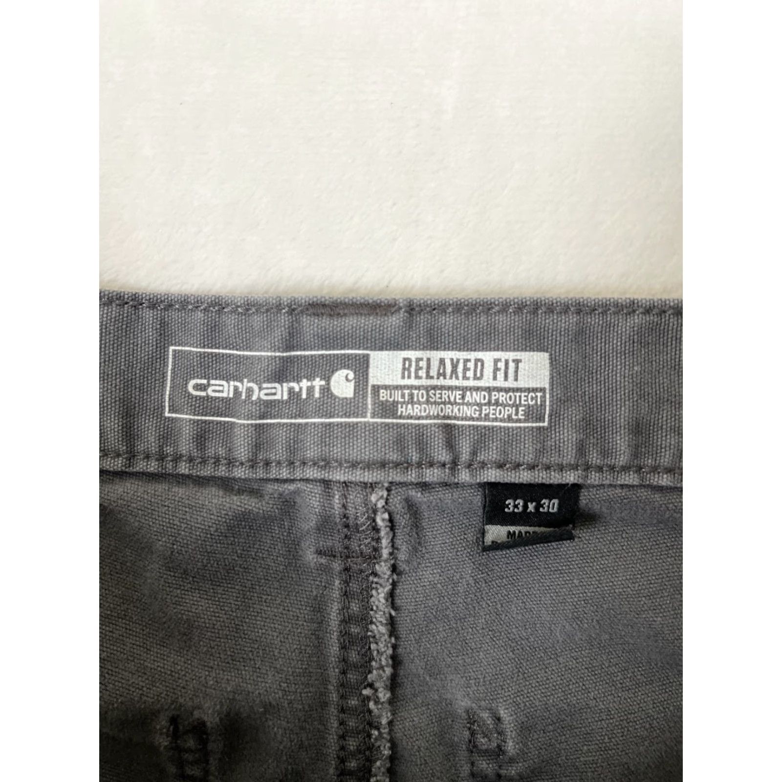 Carhartt Carhartt Pants Carhartt 32x30 Men Relaxed Fit Carpenter Gray Workwear Casual 5-Pocket Bag Cargo Straight Leg Rugged Flex Stains Grunge Size US 32 / EU 48 - 7 Thumbnail