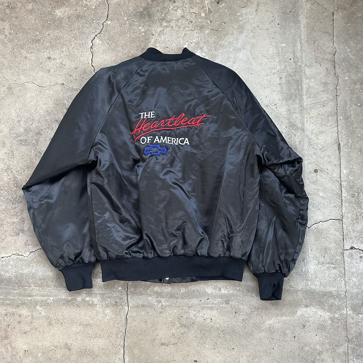 Chevrolet × Vintage Chevrolet Heartbeat of America light bomber jacket vintage Size US M / EU 48-50 / 2 - 7 Thumbnail