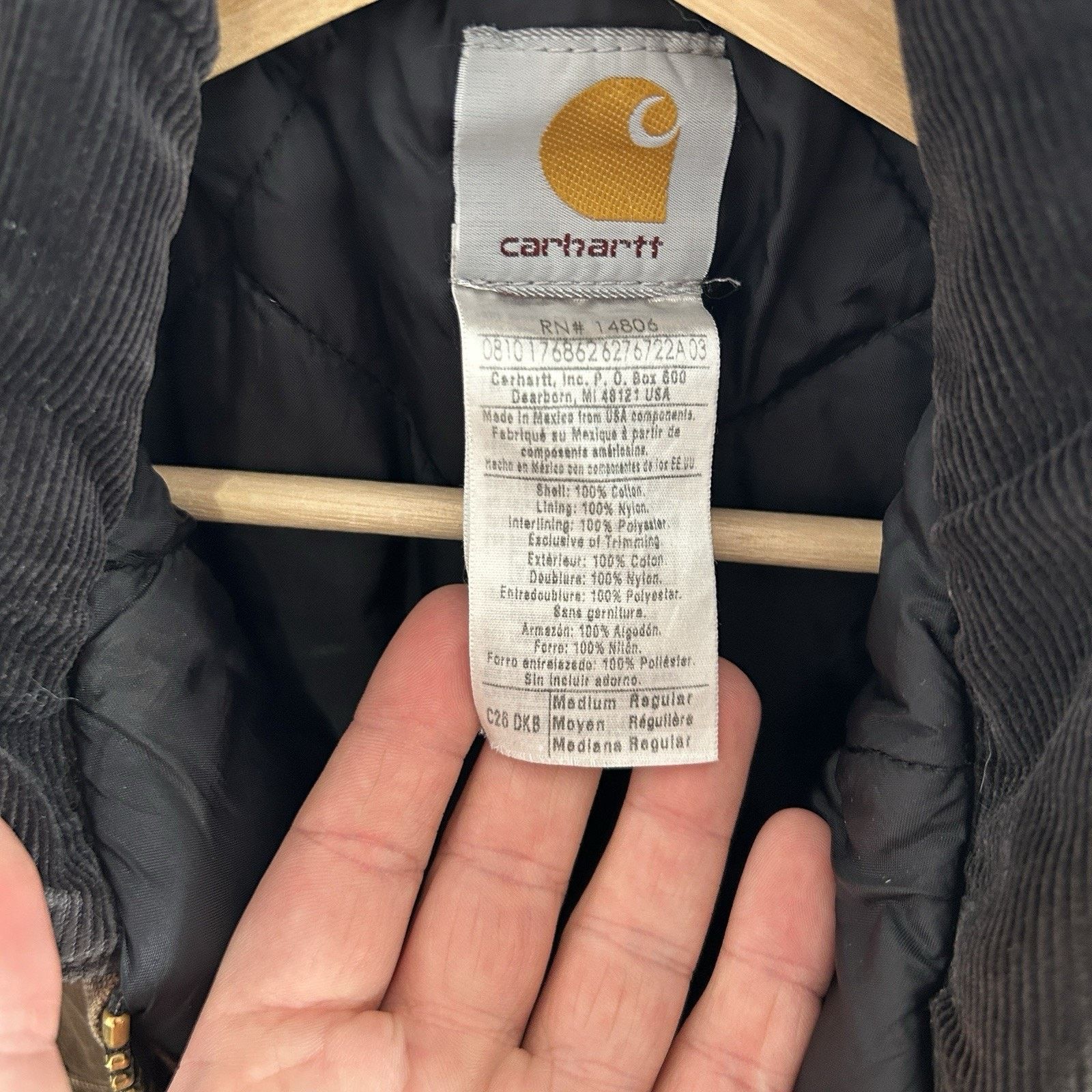 Carhartt Vintage Carhartt Quilted Artic Jacket “Dark Brown” C26 DKB Size US M / EU 48-50 / 2 - 11 Thumbnail