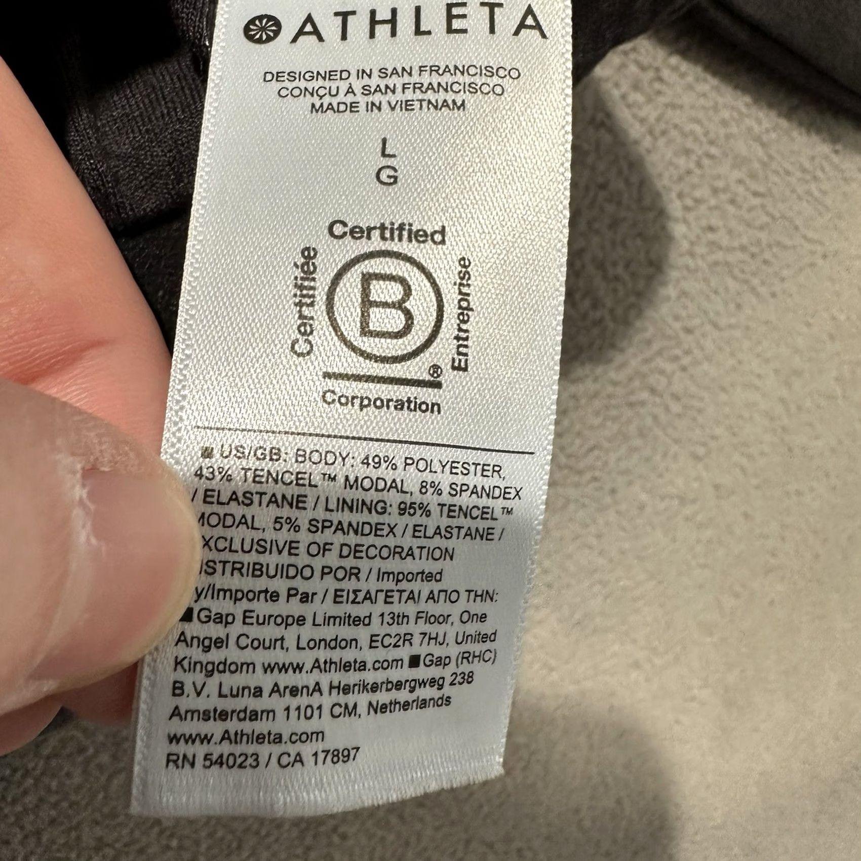 Athleta Athleta Seasoft Hoodie L Gray Full Zip Logo Pockets Women Regular Size XS-XL Size L / US 10 / IT 46 - 5 Thumbnail