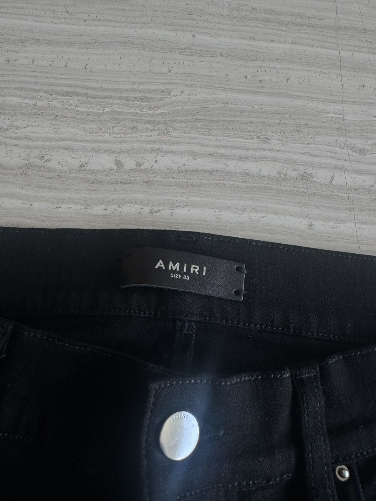Amiri Amiri Black MX1 Denim Jeans Size US 32 / EU 48 - 2 Thumbnail