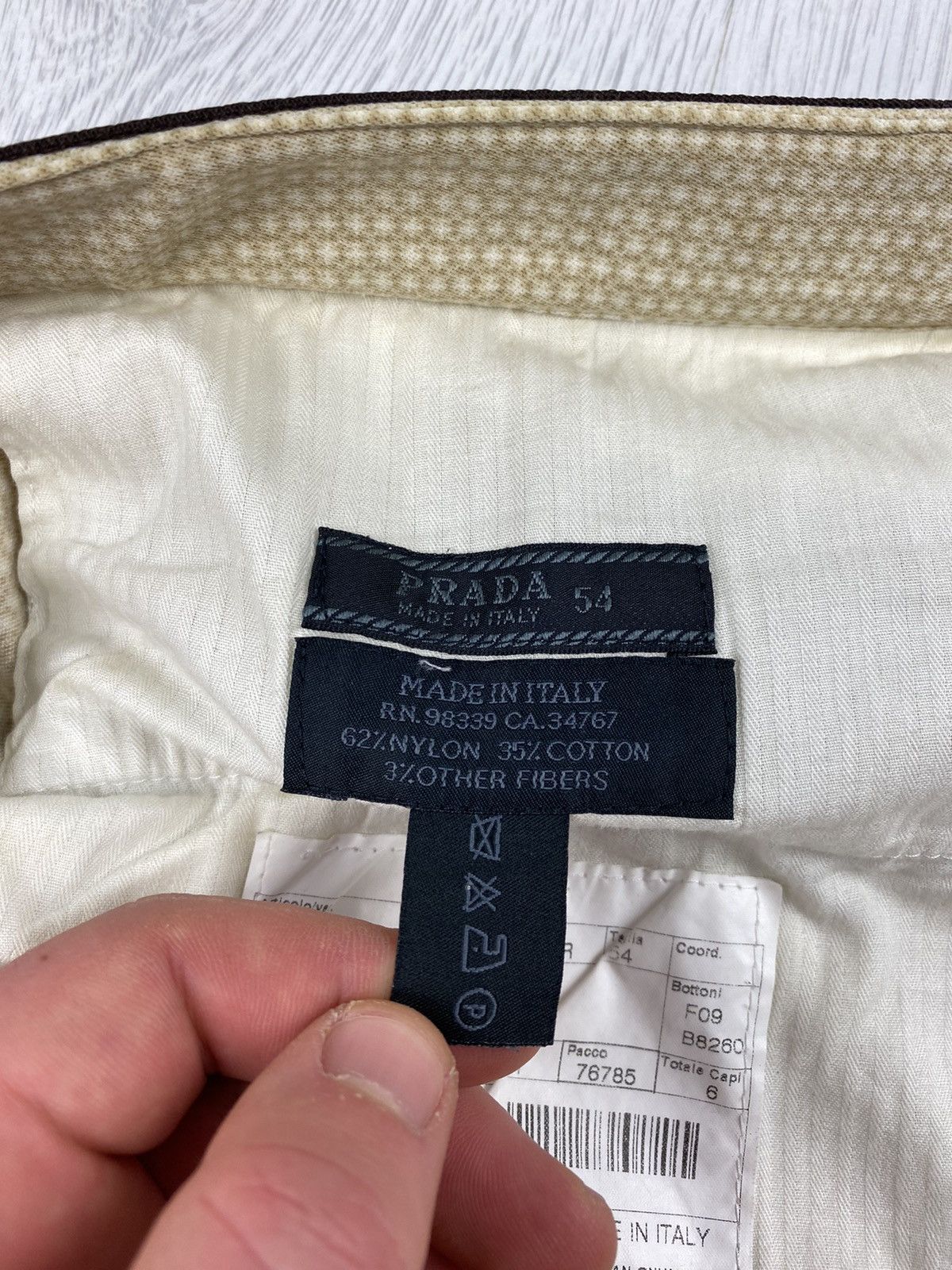 Prada Vintage Prada Belt Pants Size 54 like Gucci Helmut Lang Size US 36 / EU 52 - 13 Thumbnail