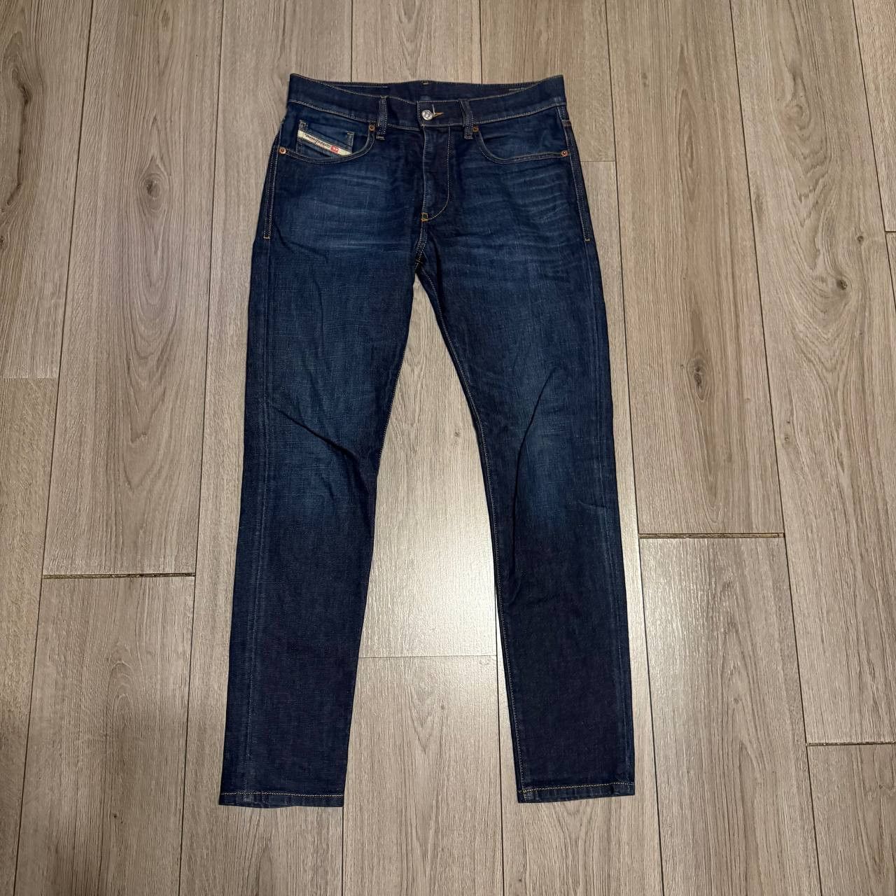 Diesel DIESEL Mens D-Strukt Slim Jeans W30 L30 Navy Blue Cotton Size US 30 / EU 46 - 1 Thumbnail