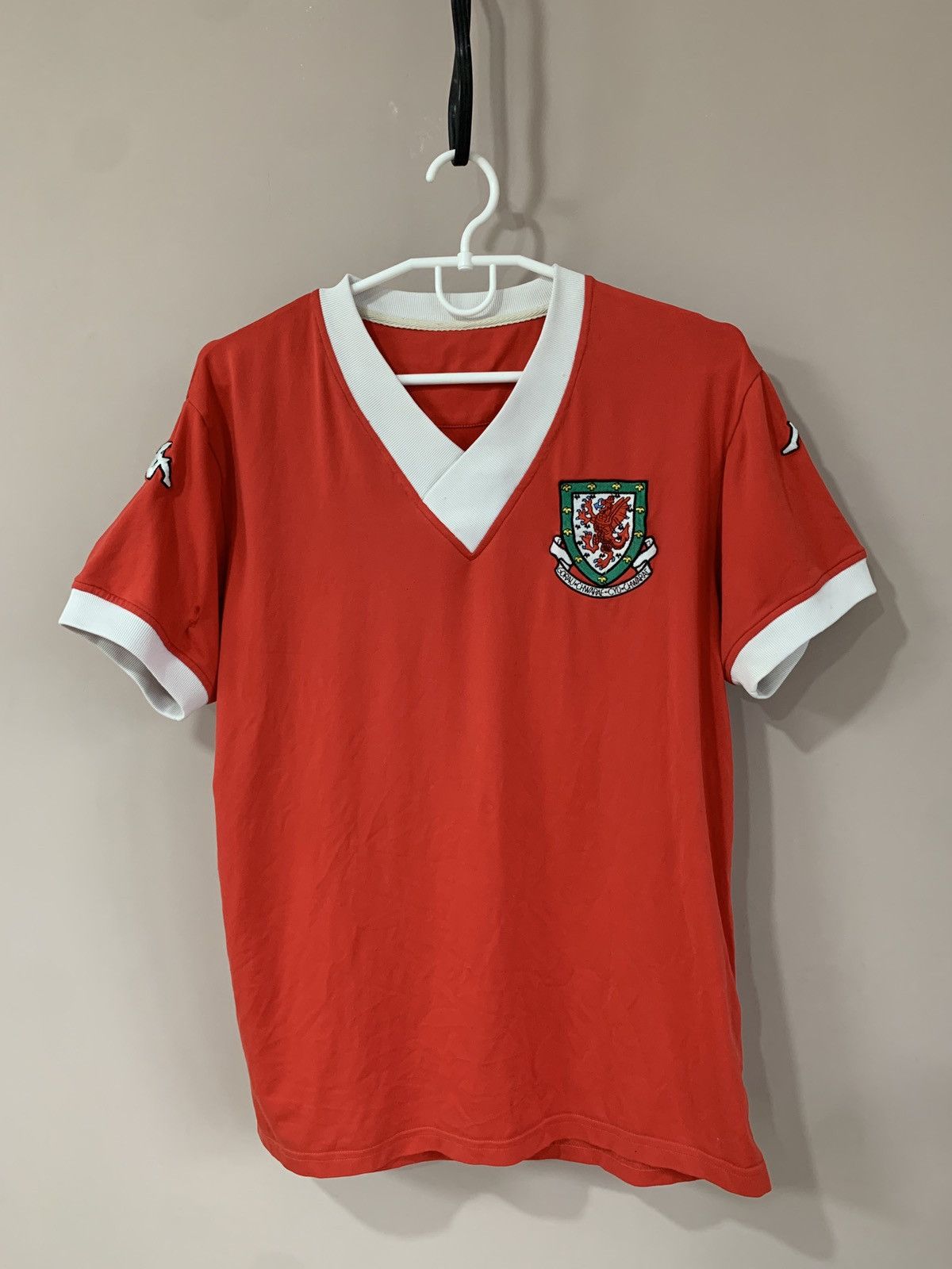 Kappa Wales Home Football Shirt Kappa Vintage Soccer Jersey Size M Size US M / EU 48-50 / 2 - 1 Thumbnail