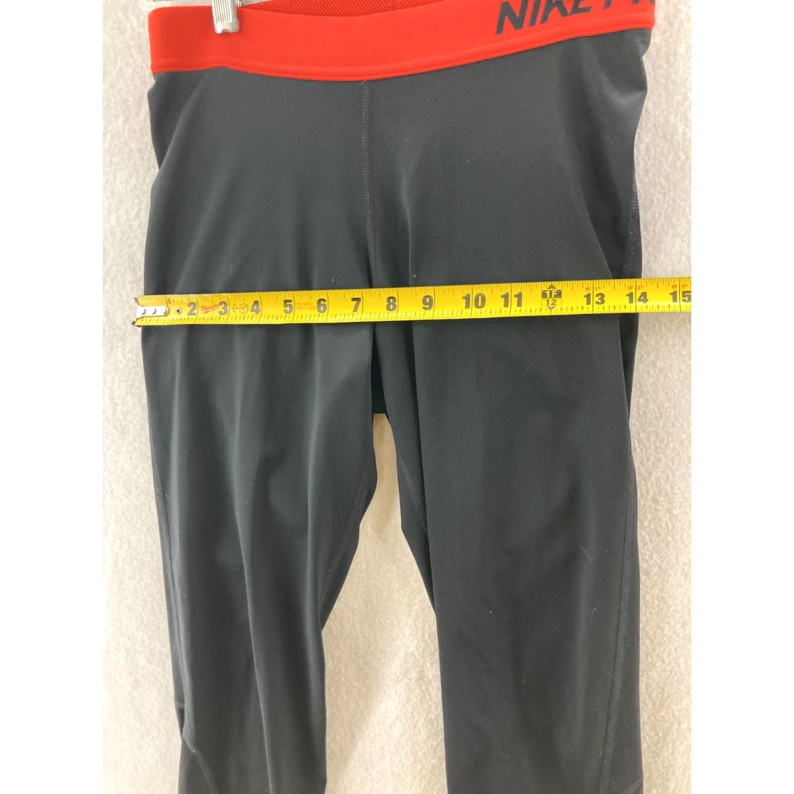 Nike Nike Pro Pants Womens M Compression Stretch Drifit Legging Tapered Black Size 32" / US 10 / IT 46 - 3 Thumbnail