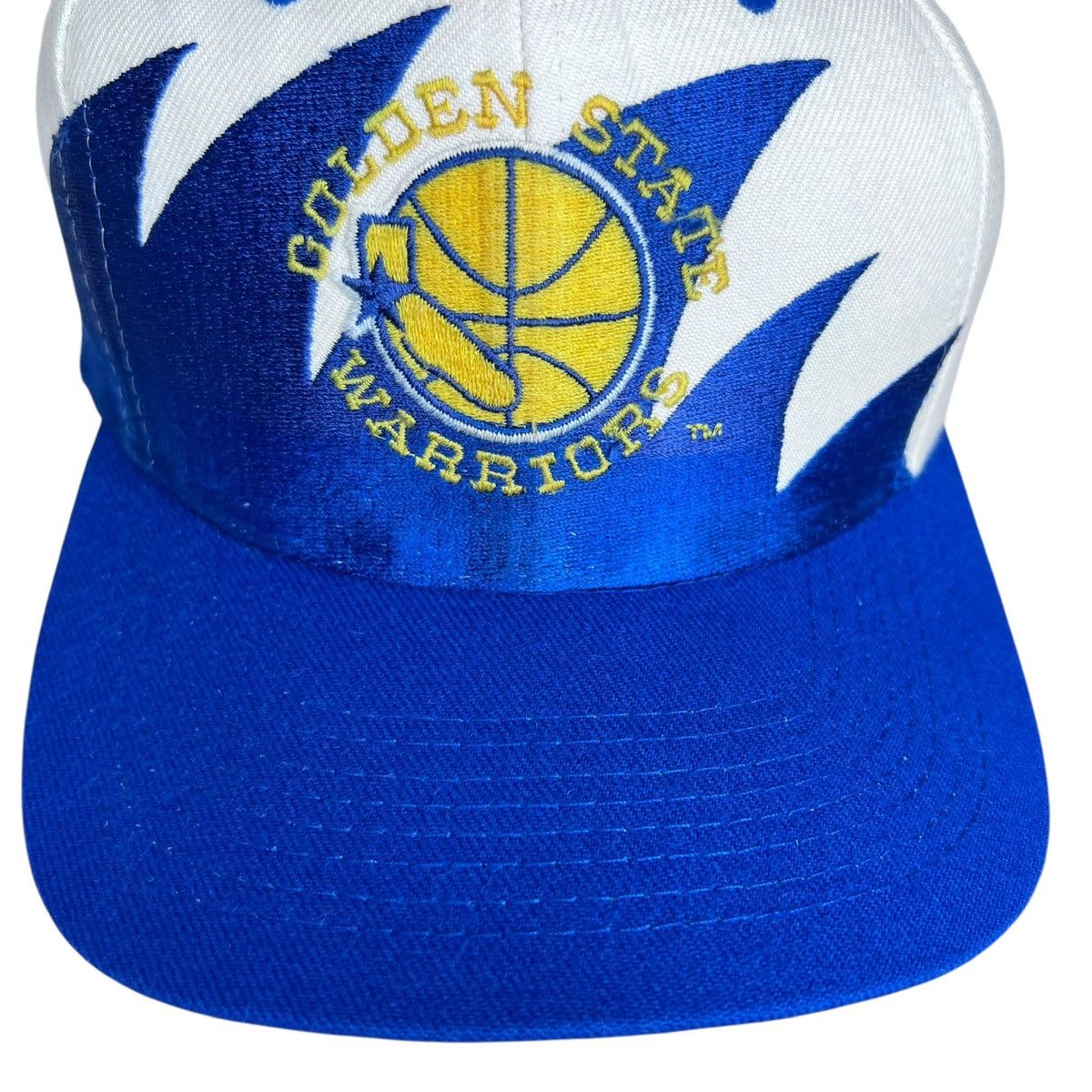 Logo Athletic NBA Golden State Warriors Logo Athletic Sharktooth Snapback Size ONE SIZE - 7 Thumbnail