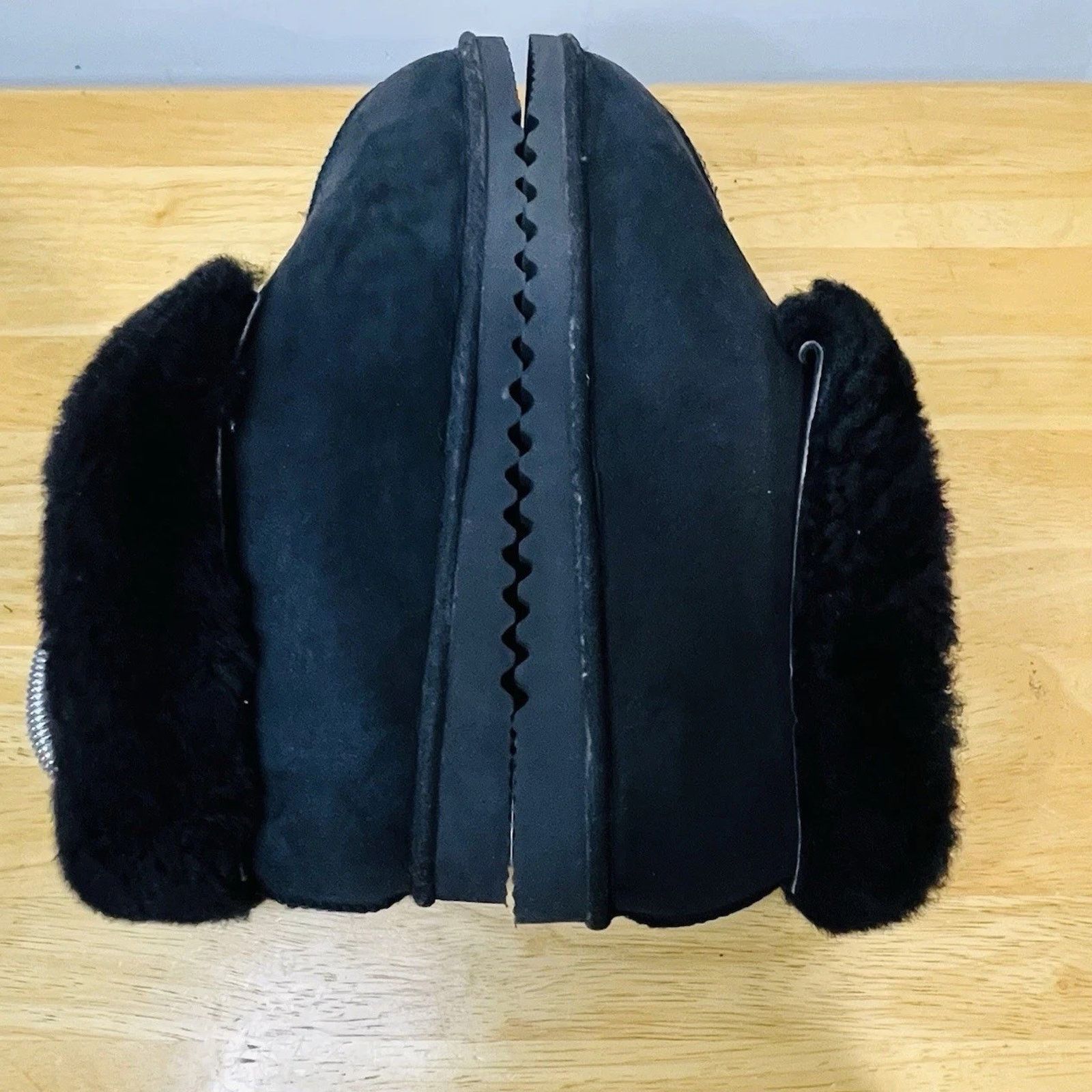 Nordstrom Nordstrom slippers suede black Slip On Ship Skin M 7 And W 8 Size US 7 / EU 40 - 6 Thumbnail