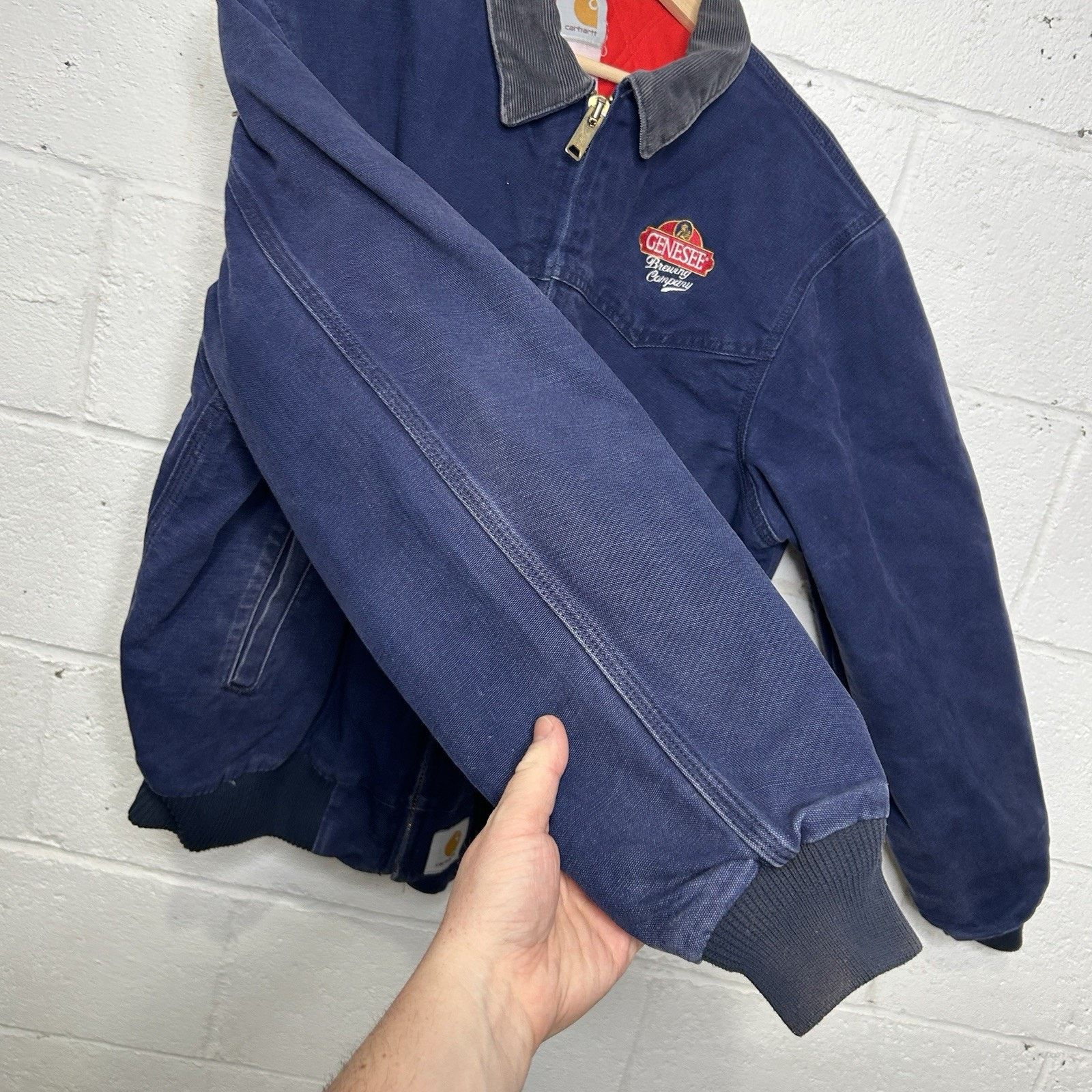 Carhartt Vintage Carhartt Quilted Santa Fe Jacket “Navy” JQ2102 Size US L / EU 52-54 / 3 - 6 Thumbnail