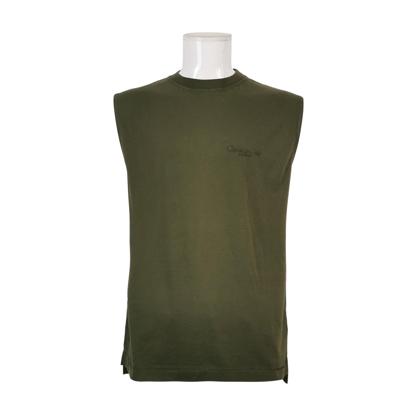 Dior Dior Cotton Sleeveless Logo Tank Top M Size US M / EU 48-50 / 2 - 1 Thumbnail