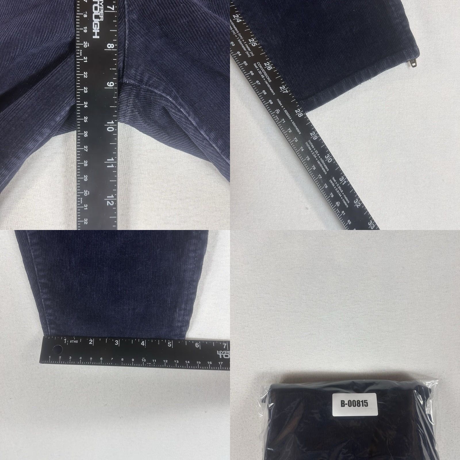 J.Crew J.CREW Corduroy Pants Womens 28 Purple Chino Skinny 28in Inseam Stretch Pockets Casual Regular VINTAGE No Size 28" / US 6 / IT 42 - 9 Thumbnail