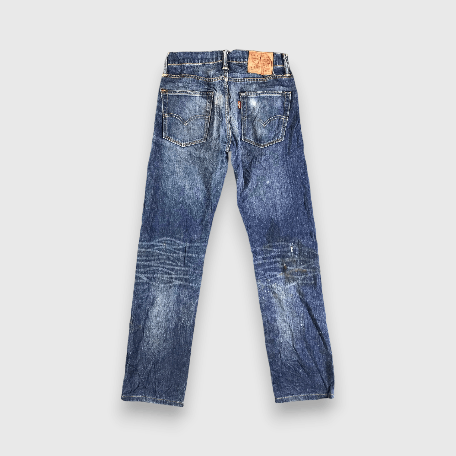 Levi's Vintage Blue Wash Levis 513 Jeans-J3725 Size US 28 / EU 44 - 2 Thumbnail